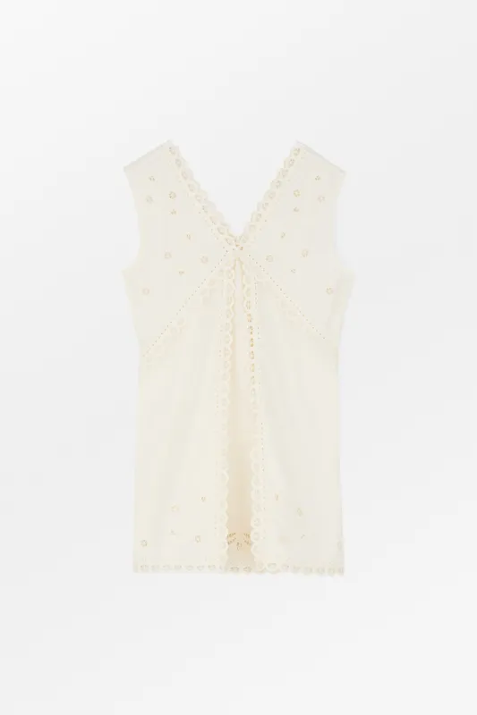 Talia dress - Antique white made by Skall Studio