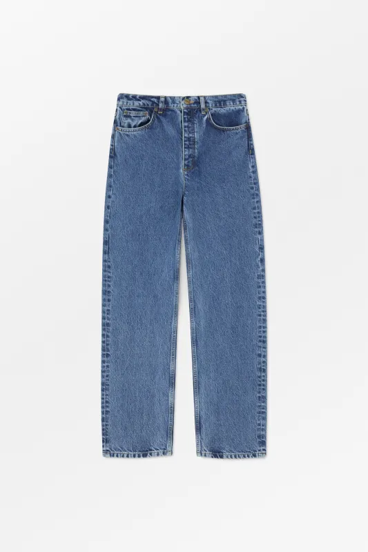 Sharon straight jeans - Slouchy blue made by Skall Studio