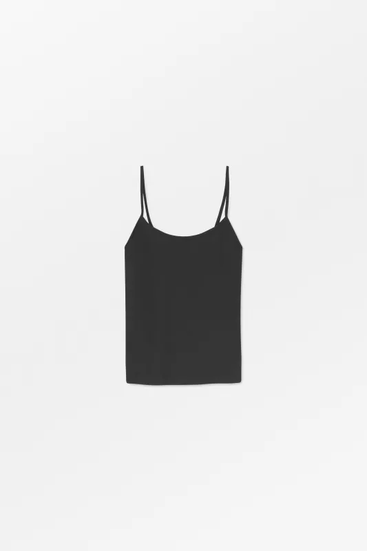 Seventies top - Black made by Skall Studio