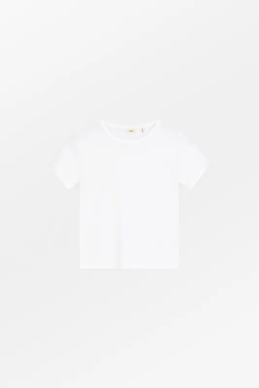 Seventies tee - Optic white made by Skall Studio