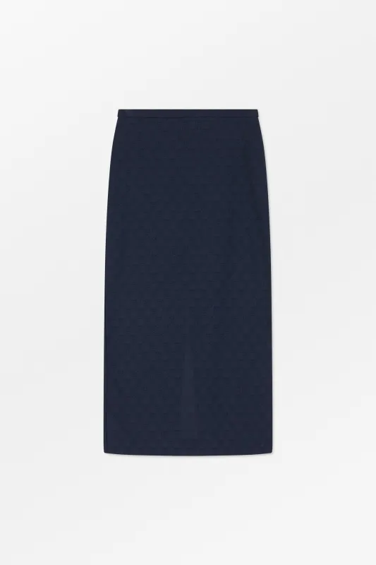 Marthe skirt - Dark navy made by Skall Studio