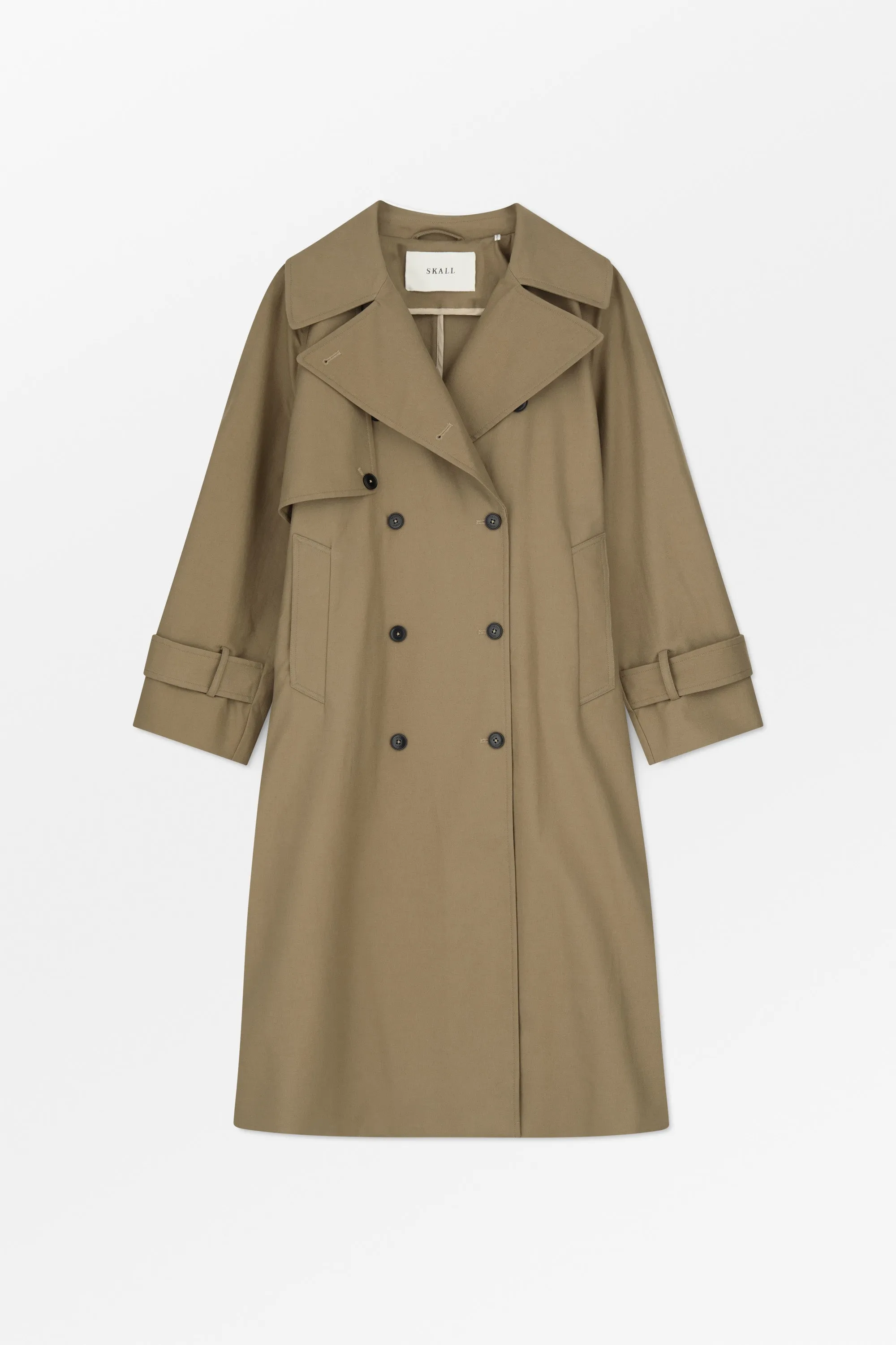 Luna trenchcoat - Light khaki sold by Skall Studio product image thumbnail 5