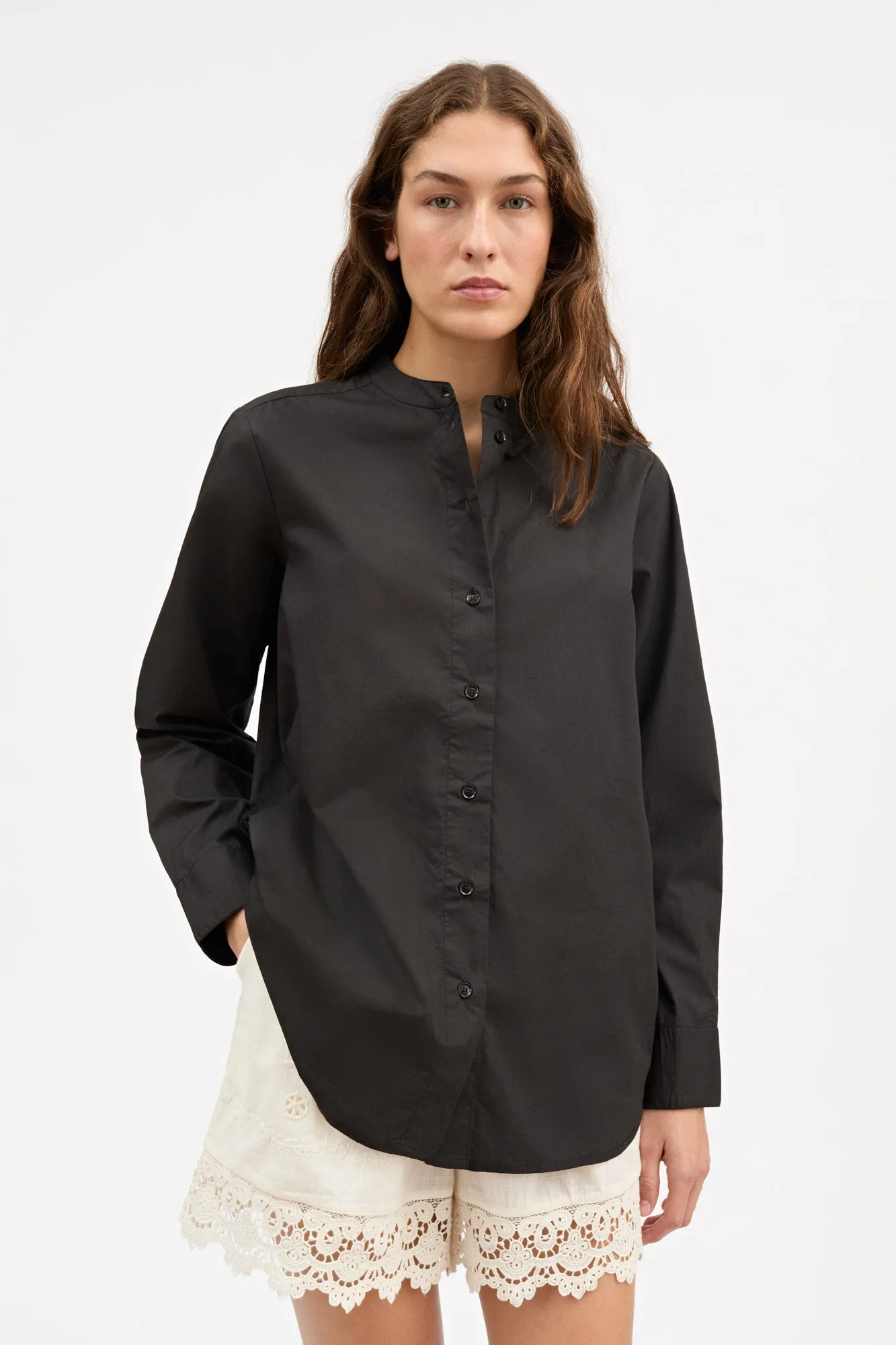 Leanne shirt - Black sold by Skall Studio product image thumbnail 2