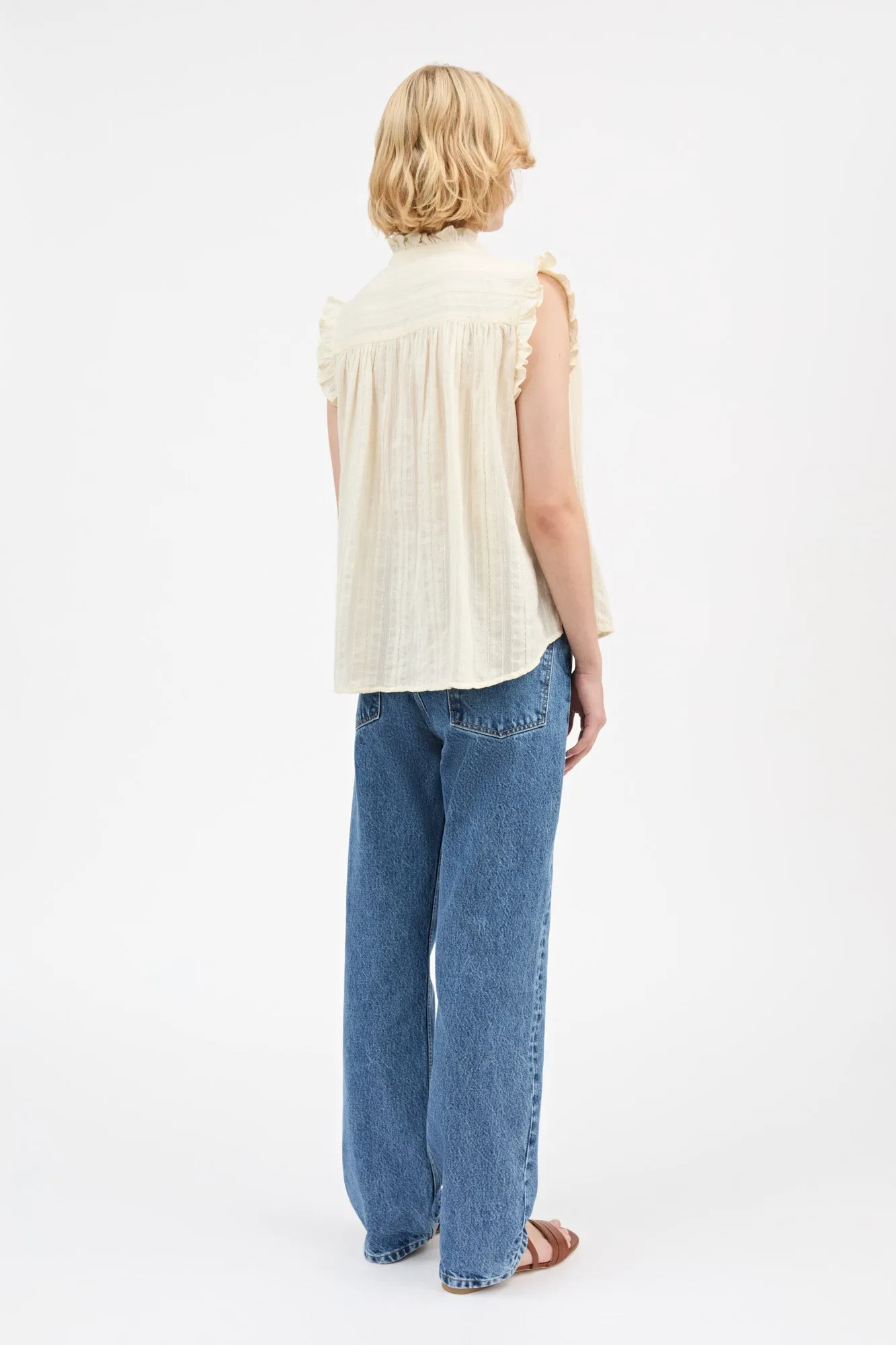 Juliane top - Light Cream sold by Skall Studio product image thumbnail 4
