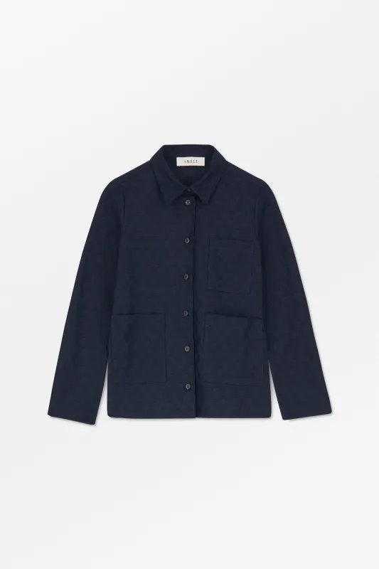 Jon overshirt - Dark navy made by Skall Studio