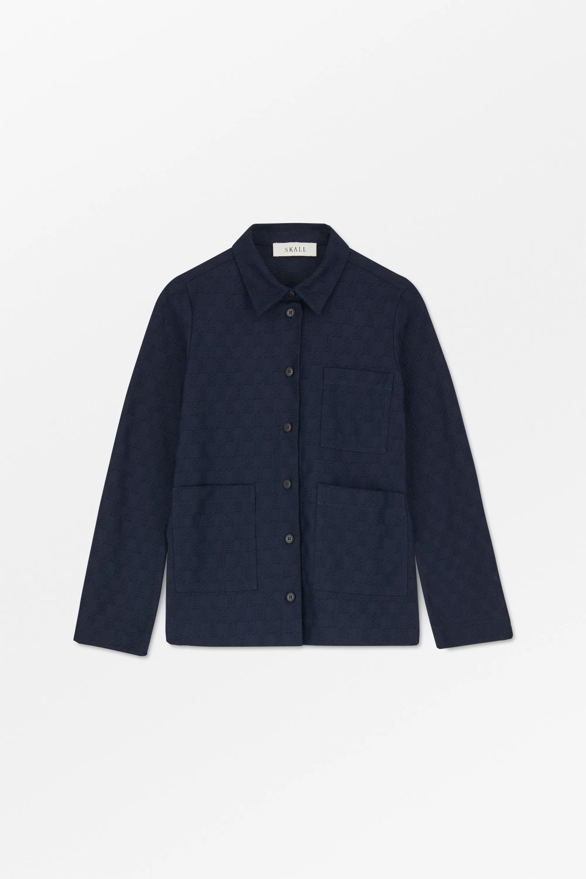 Jon overshirt - Dark navy sold by Skall Studio