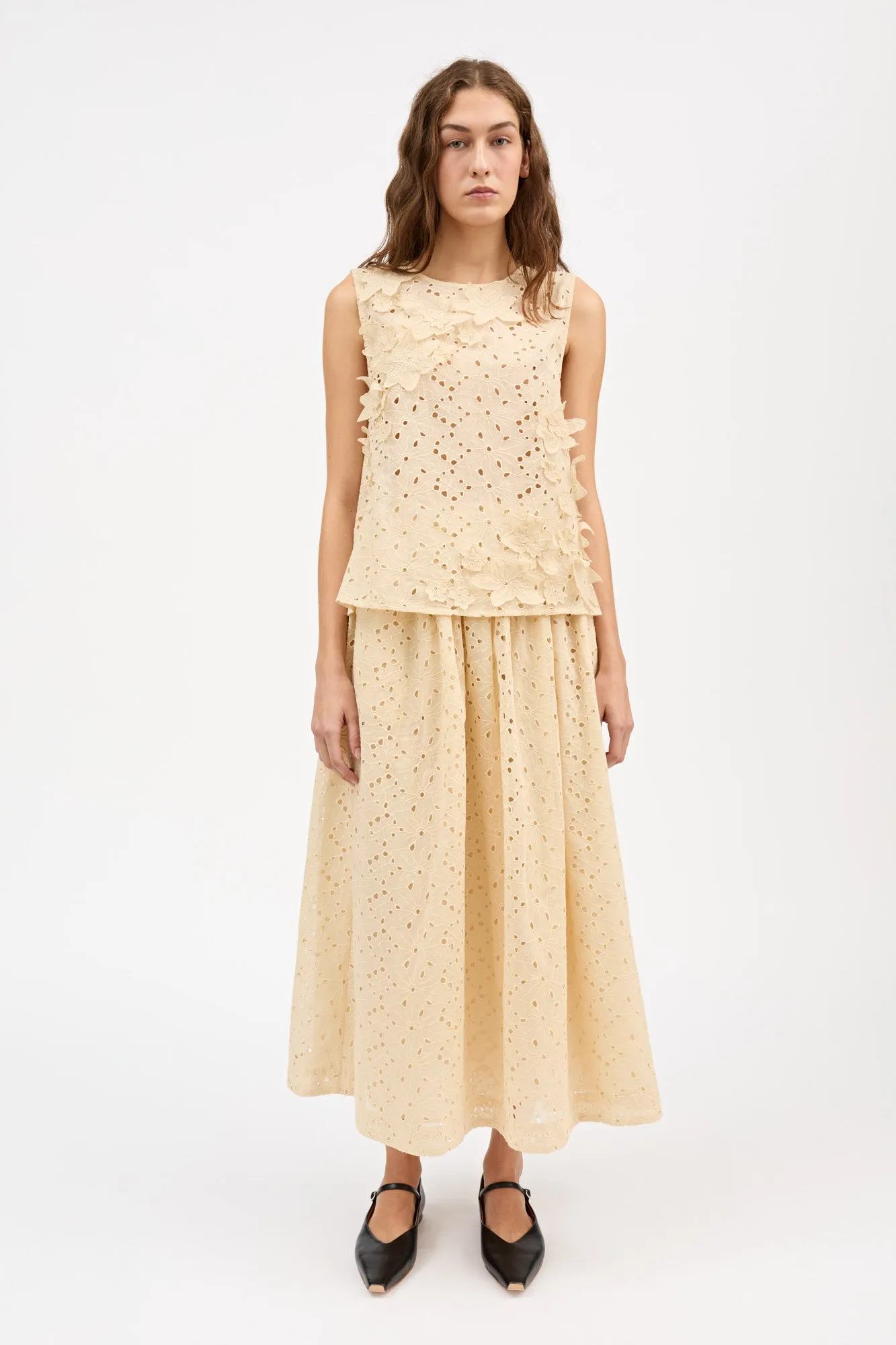 Inka top - Soft cream sold by Skall Studio product image thumbnail 3