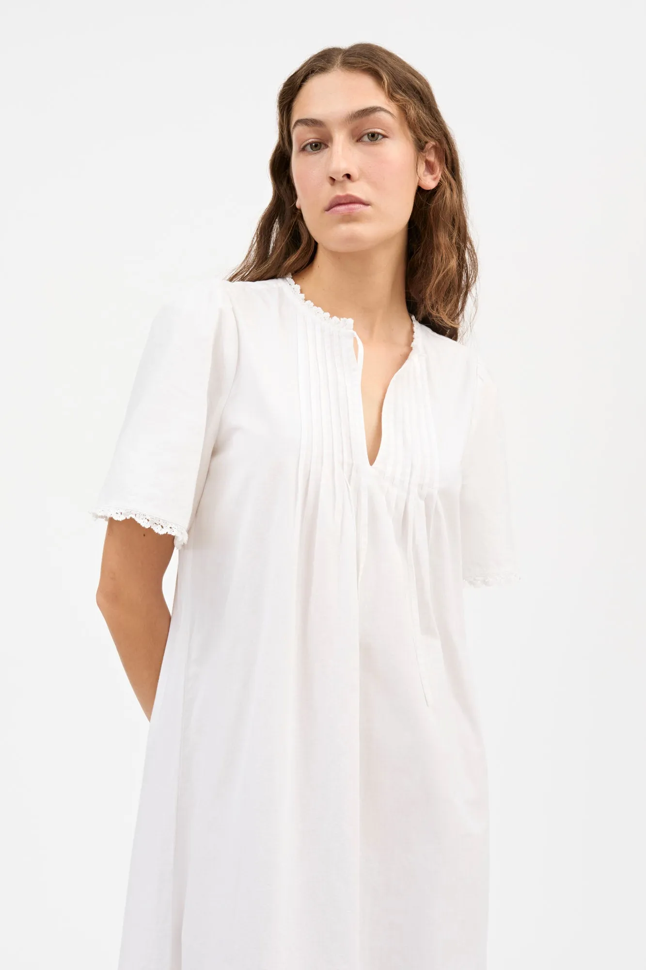 Freesia dress - Optic white sold by Skall Studio product image thumbnail 3