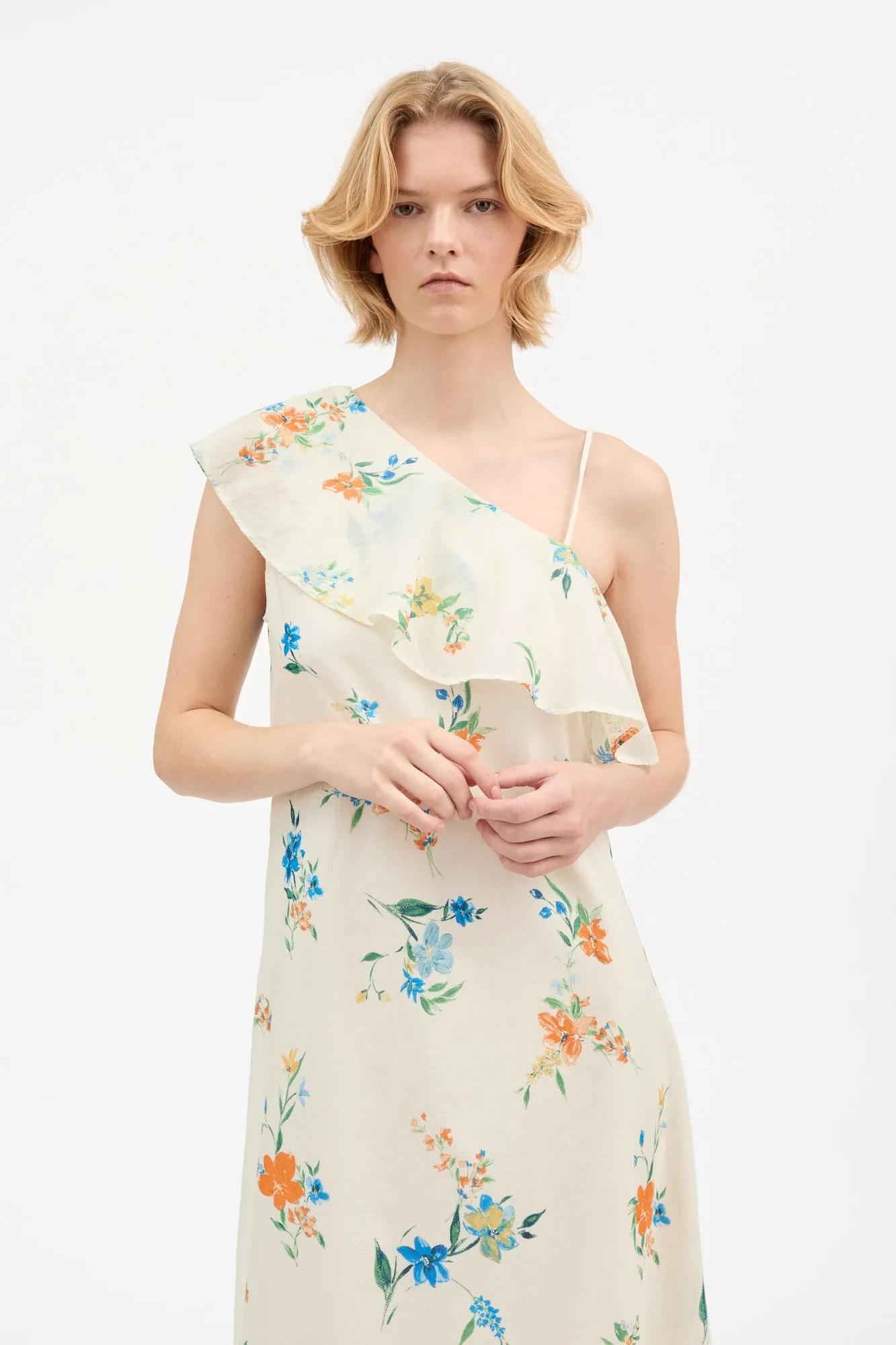 Fiore offshoulder dress - Flower bouquet sold by Skall Studio product image thumbnail 3