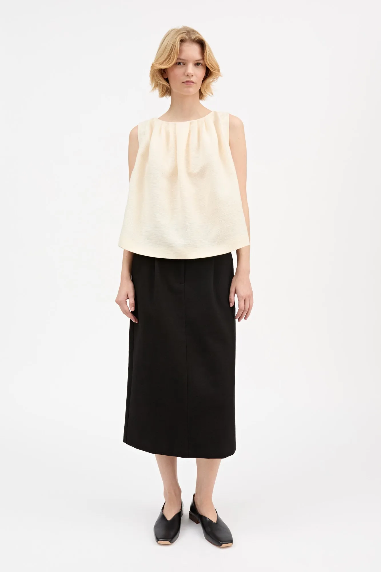 Ethel top - Ecru sold by Skall Studio product image thumbnail 3