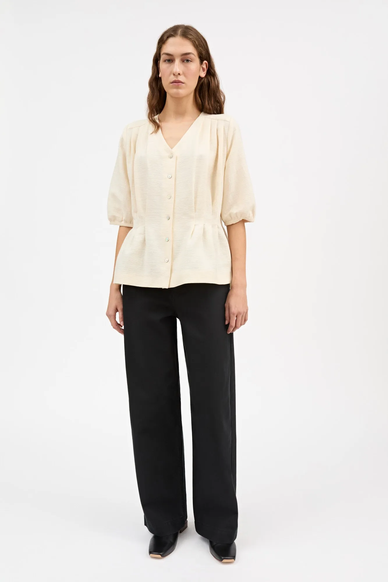 Elvira blouse - Ecru sold by Skall Studio product image thumbnail 3