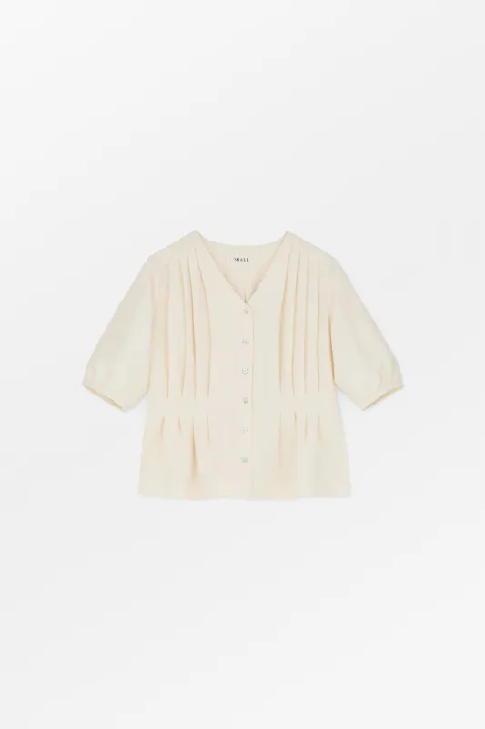 Elvira blouse - Ecru made by Skall Studio