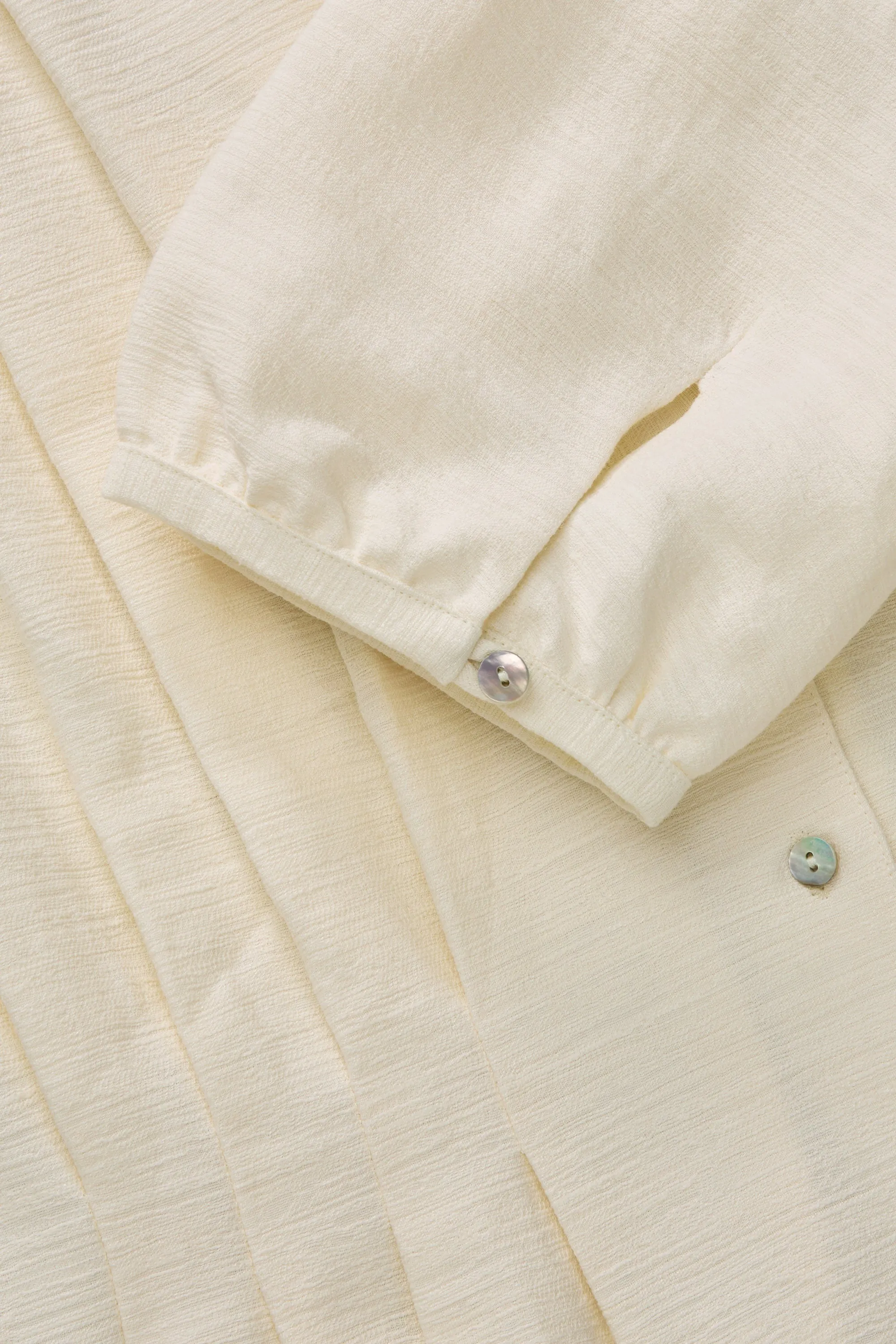 Elvira blouse - Ecru sold by Skall Studio product image thumbnail 5