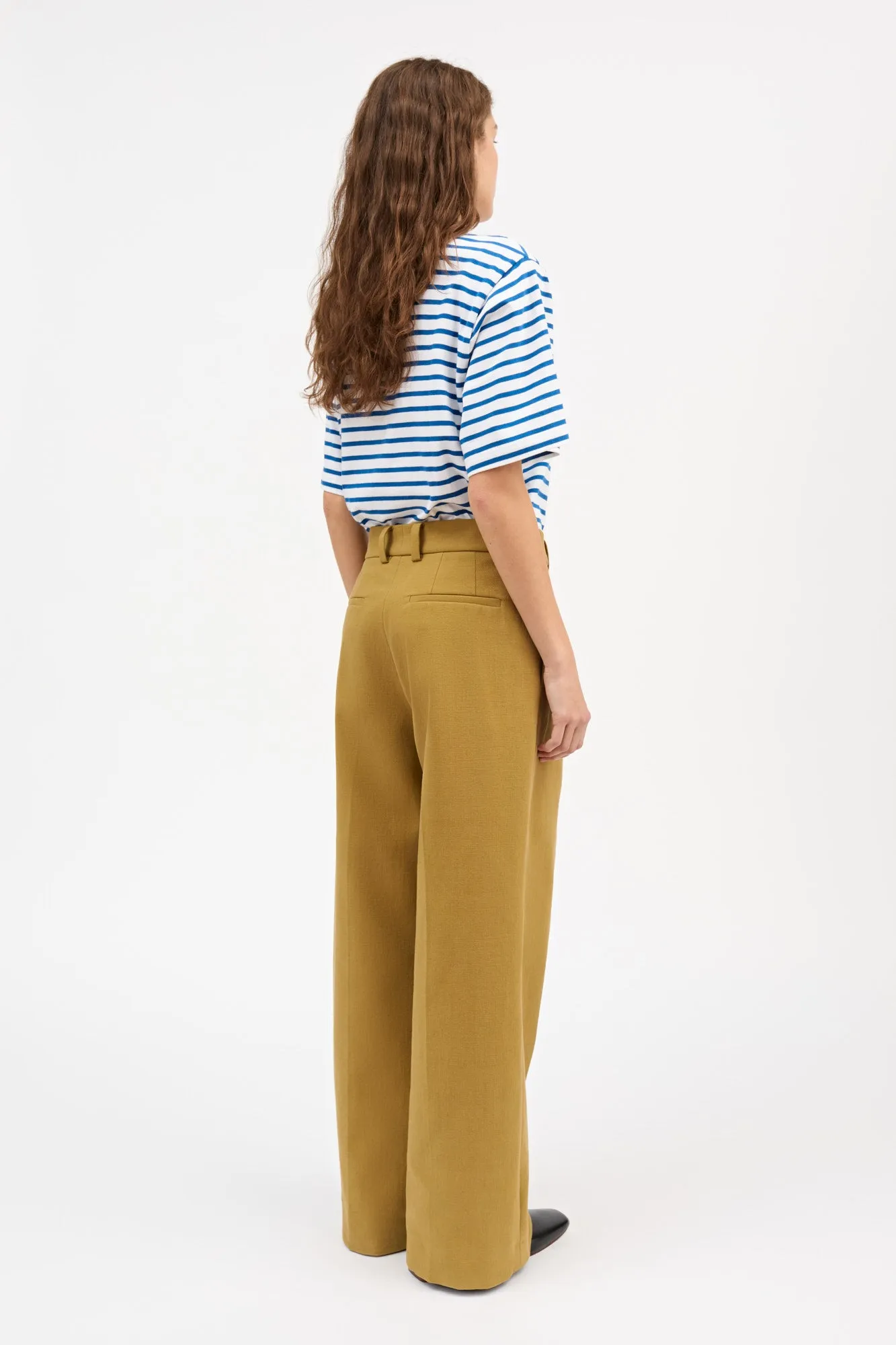 Boyfriend tee - Classic blue/Optic white stripe sold by Skall Studio product image thumbnail 4