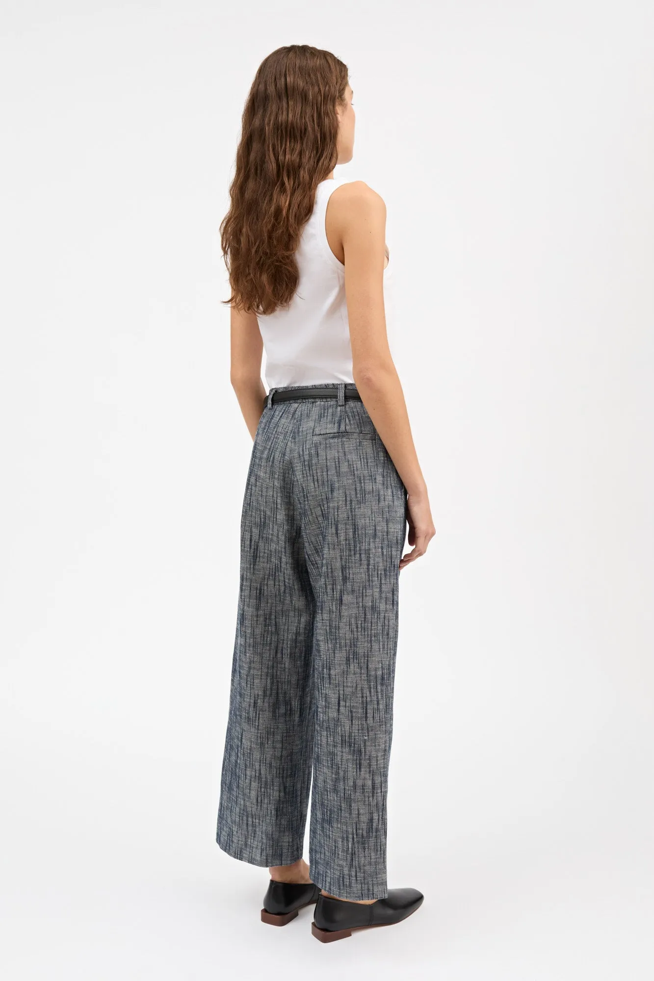 Bob trousers - Indigo/Linen sold by Skall Studio product image thumbnail 4