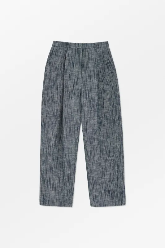 Bob trousers - Indigo/Linen made by Skall Studio