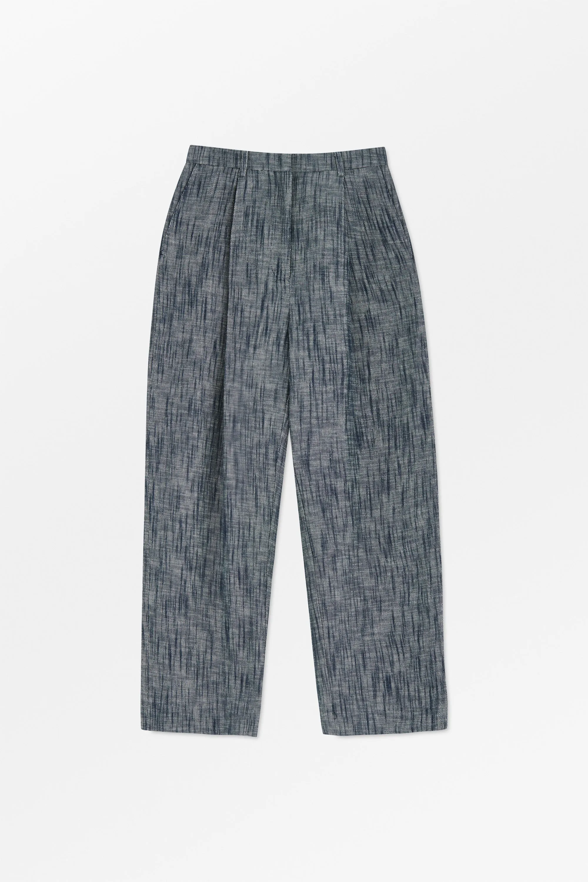 Bob trousers - Indigo/Linen sold by Skall Studio