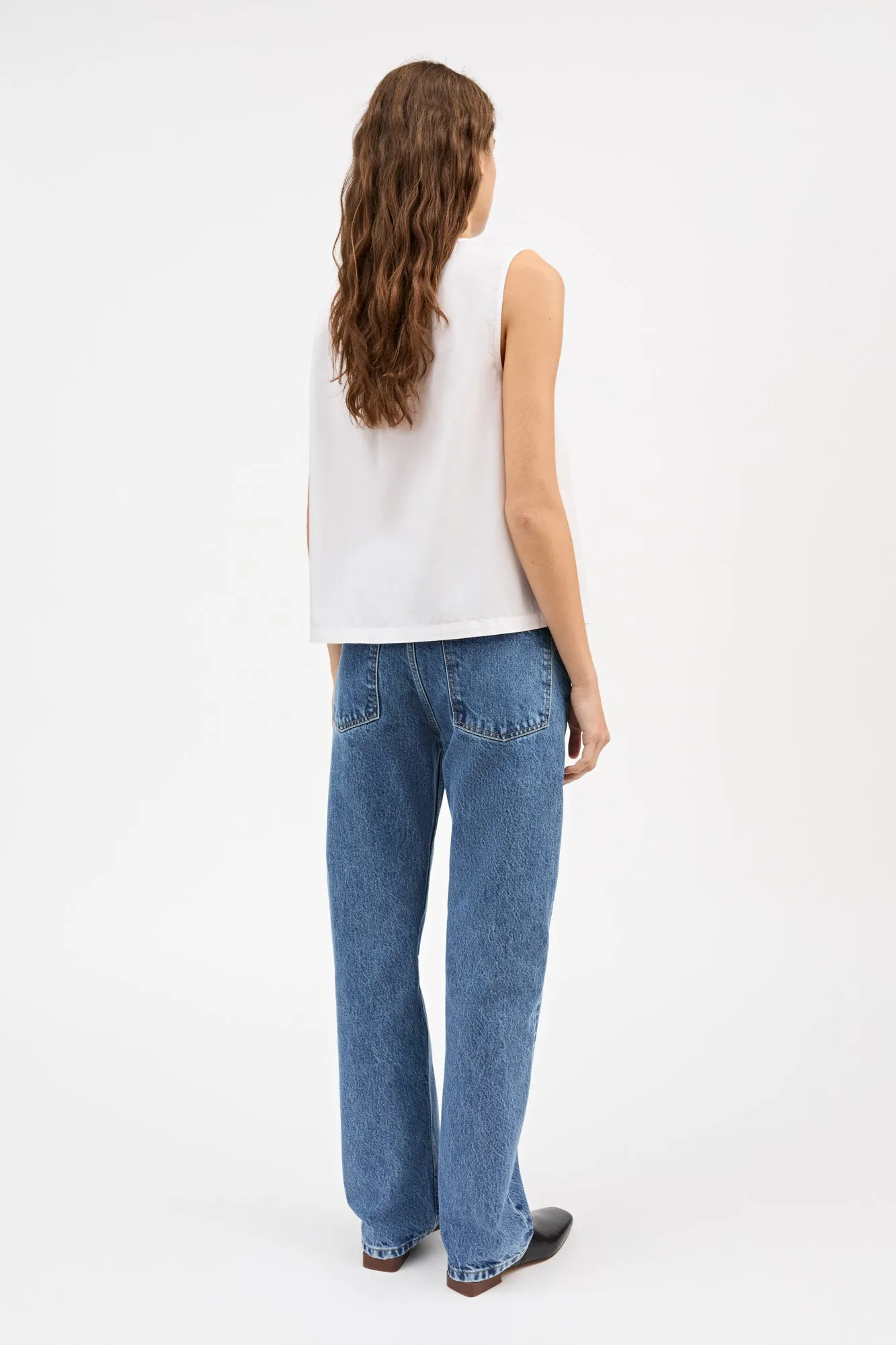 Amun top - Optic white sold by Skall Studio product image thumbnail 4