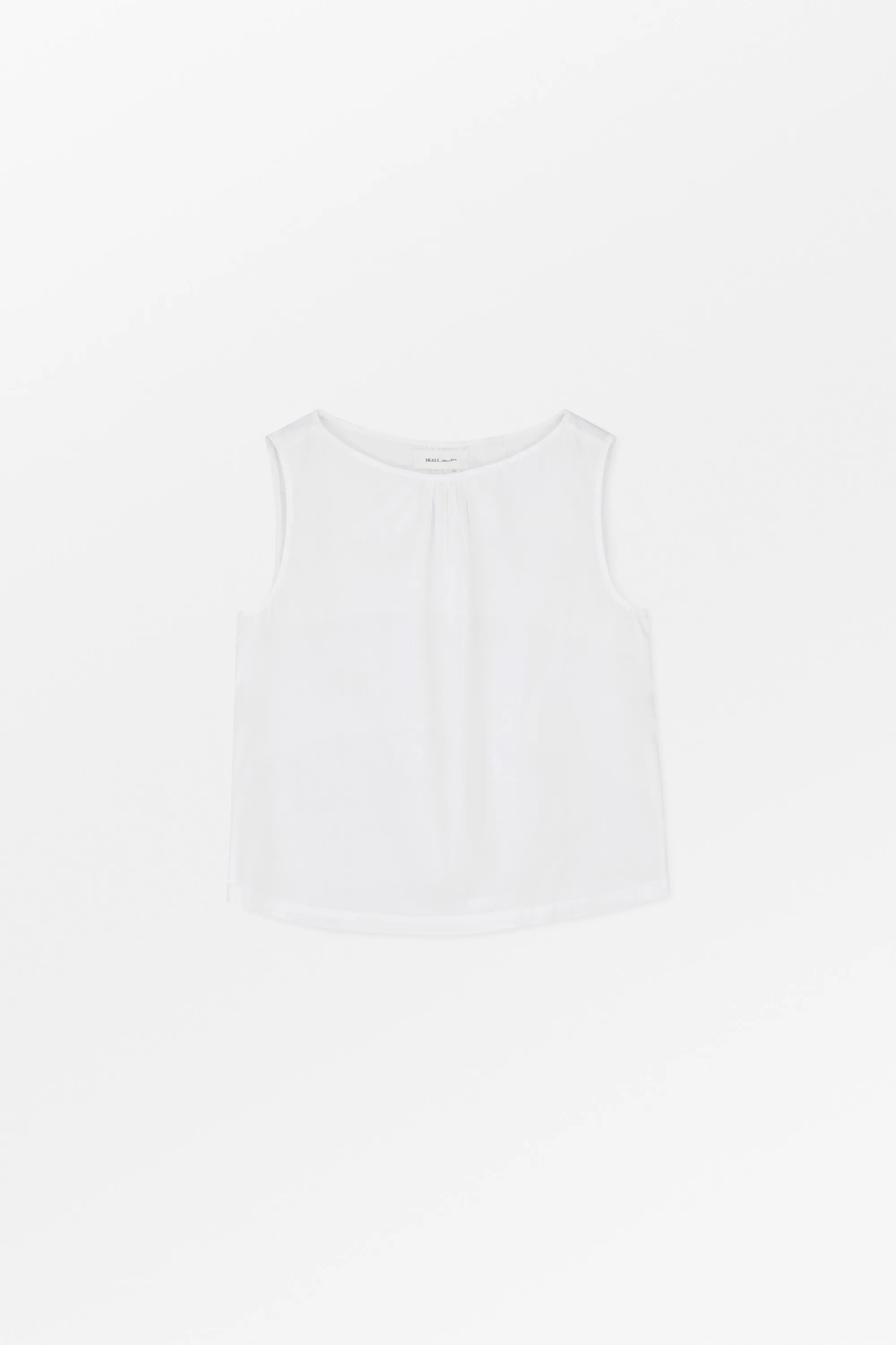 Amun top - Optic white sold by Skall Studio