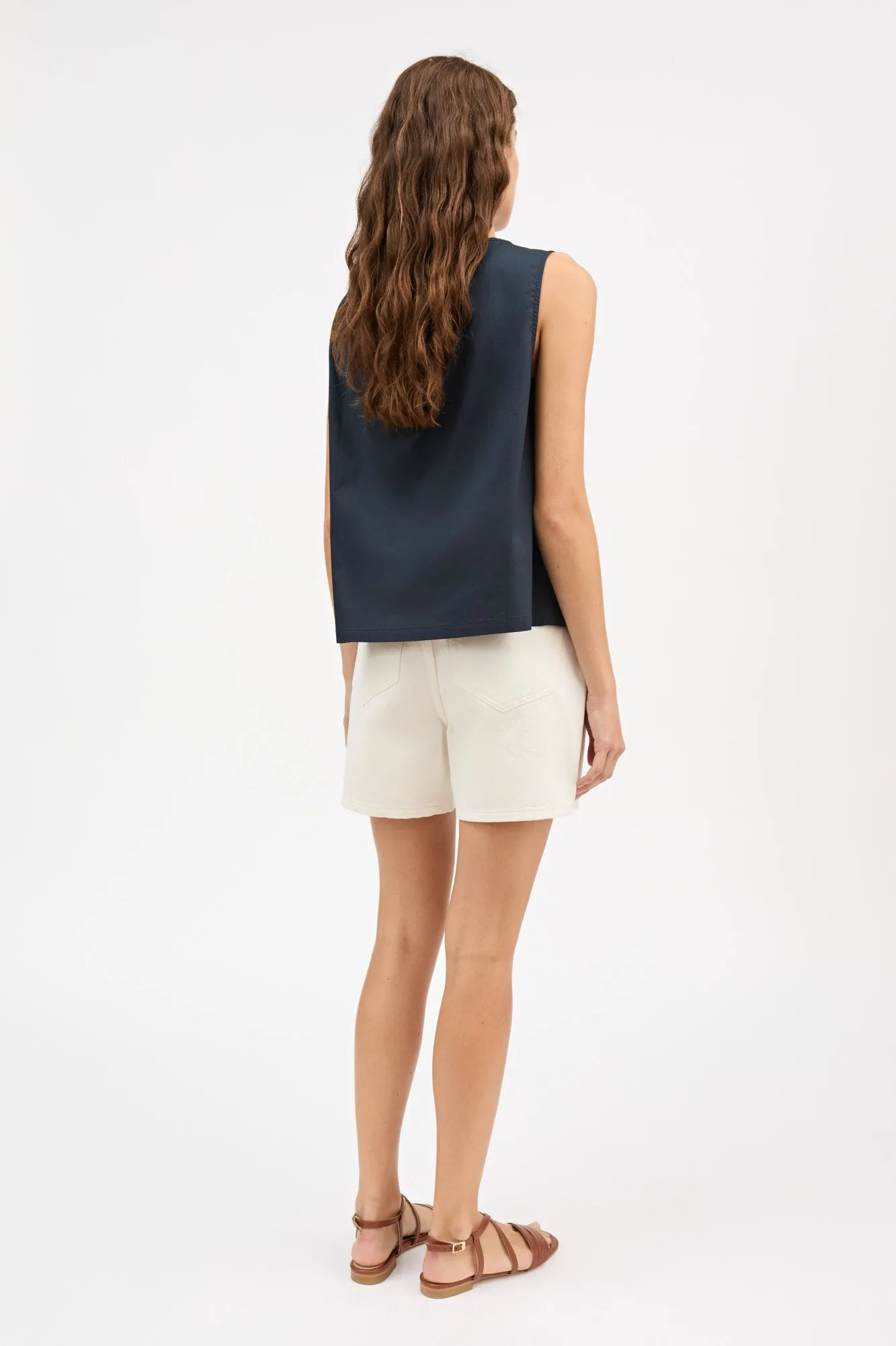 Amun top - Dark navy sold by Skall Studio product image thumbnail 4