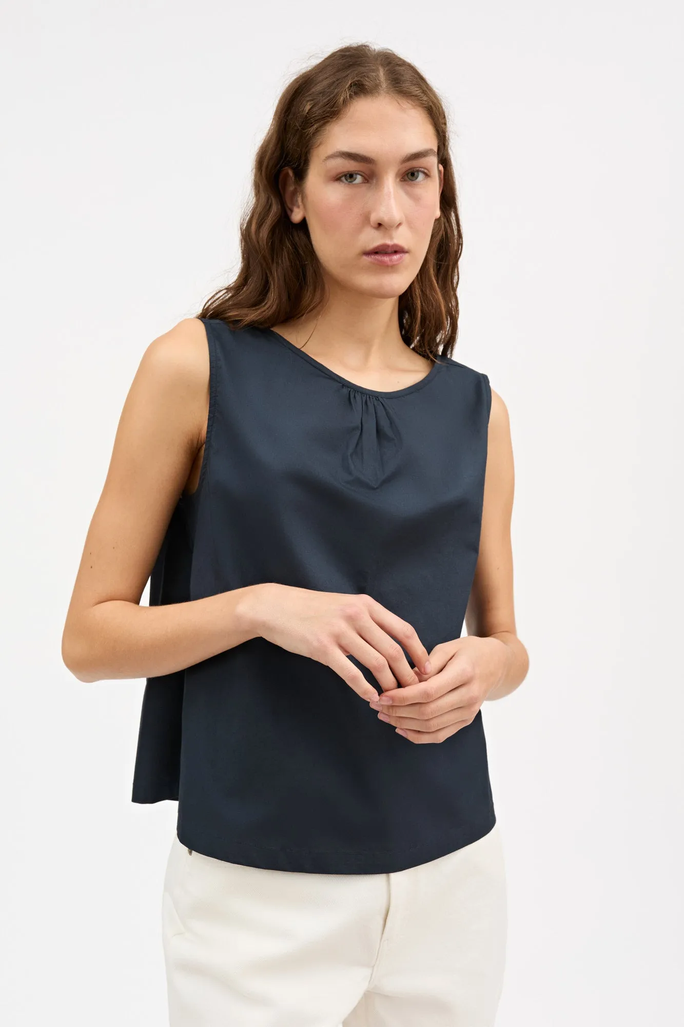 Amun top - Dark navy sold by Skall Studio product image thumbnail 2