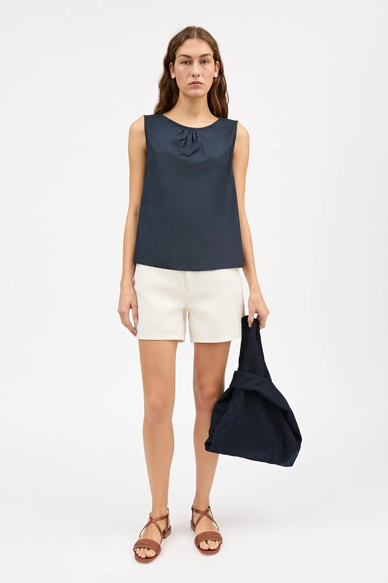 Amun top - Dark navy sold by Skall Studio product image thumbnail 3