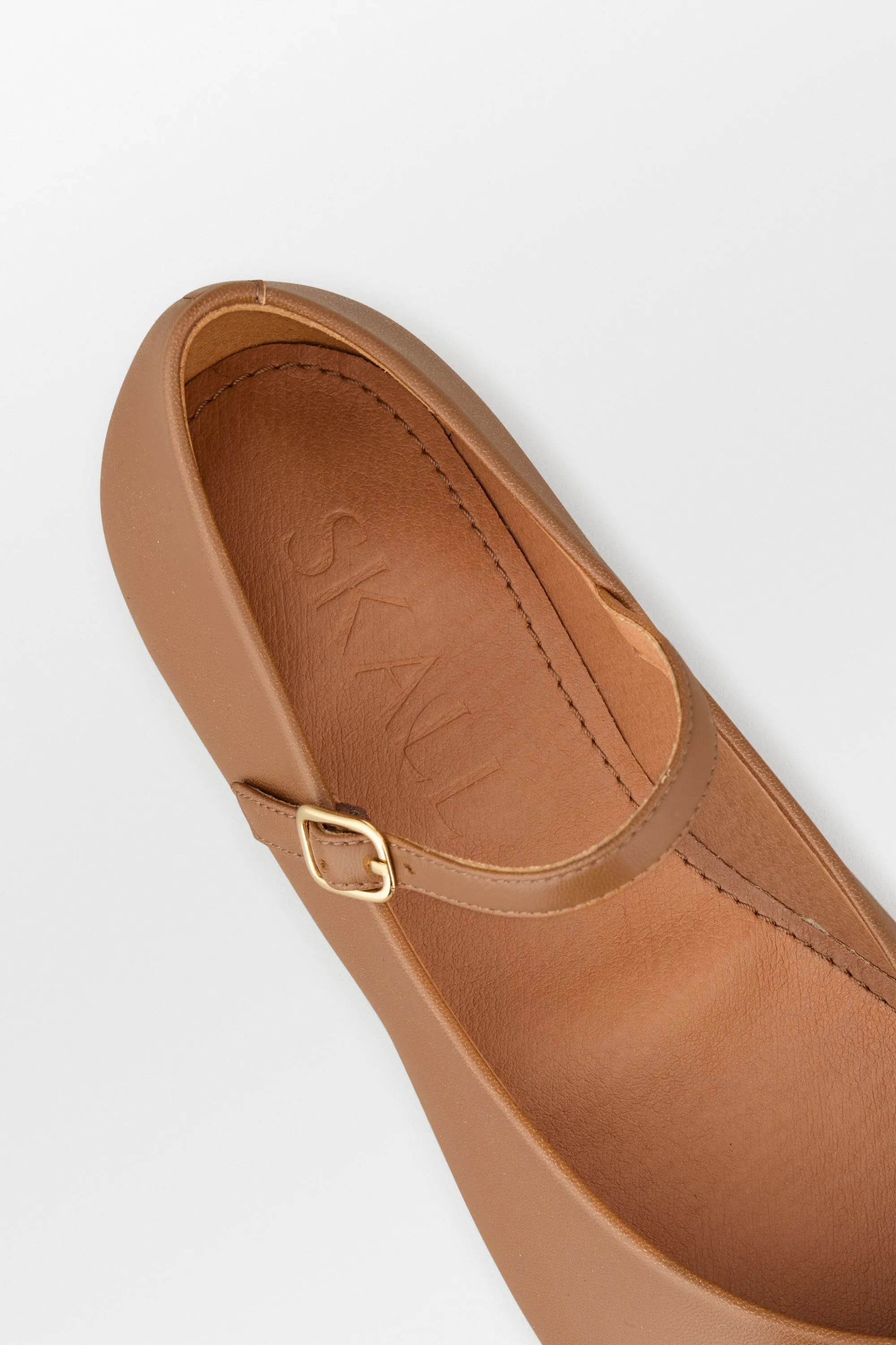 Pointy mary jane - Cognac sold by Skall Studio product image thumbnail 5