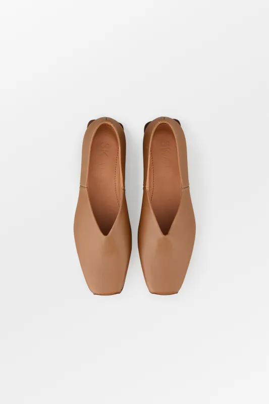 Square loafer - Cognac made by Skall Studio