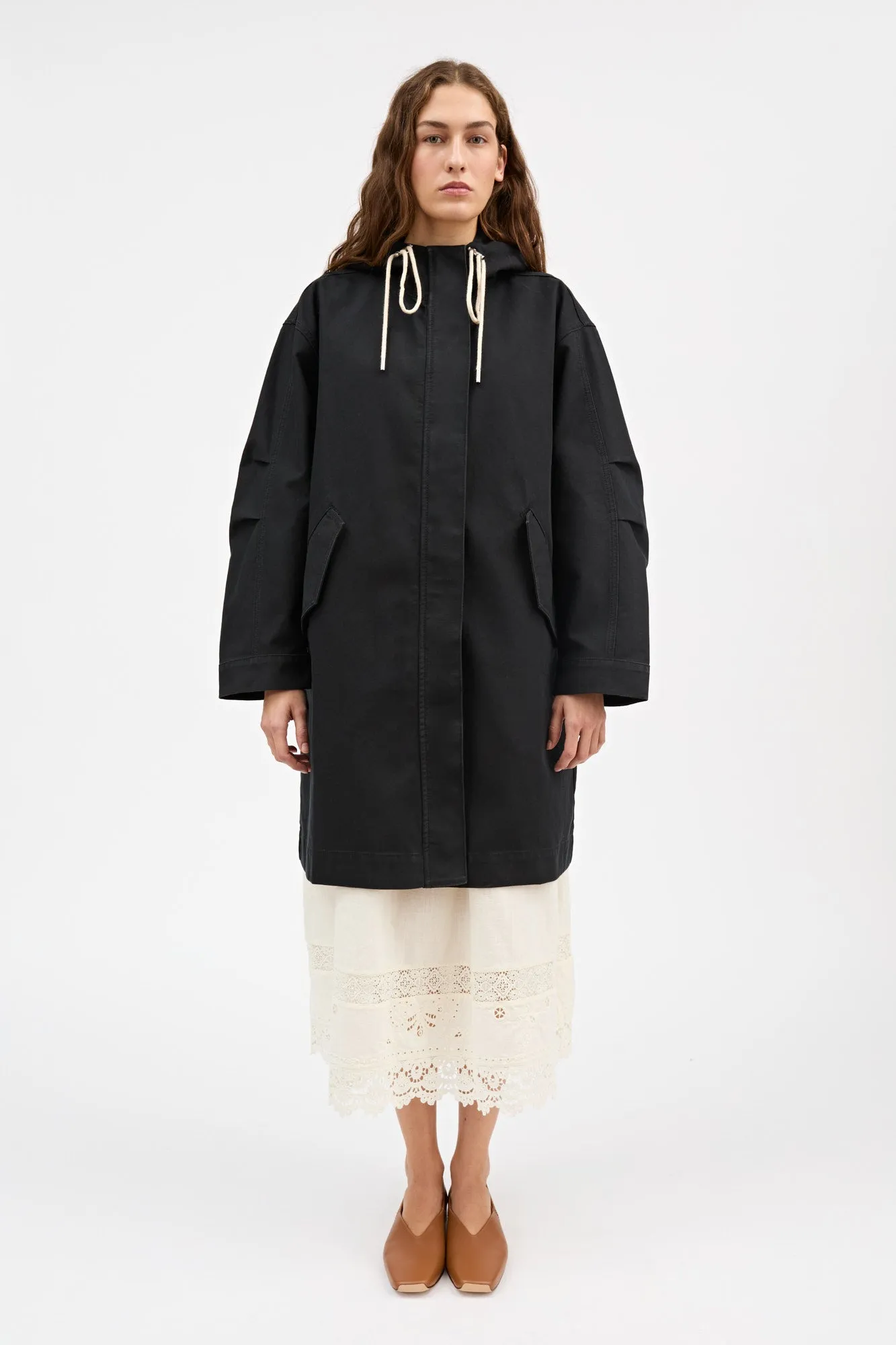 Village parka coat - Black sold by Skall Studio product image thumbnail 2
