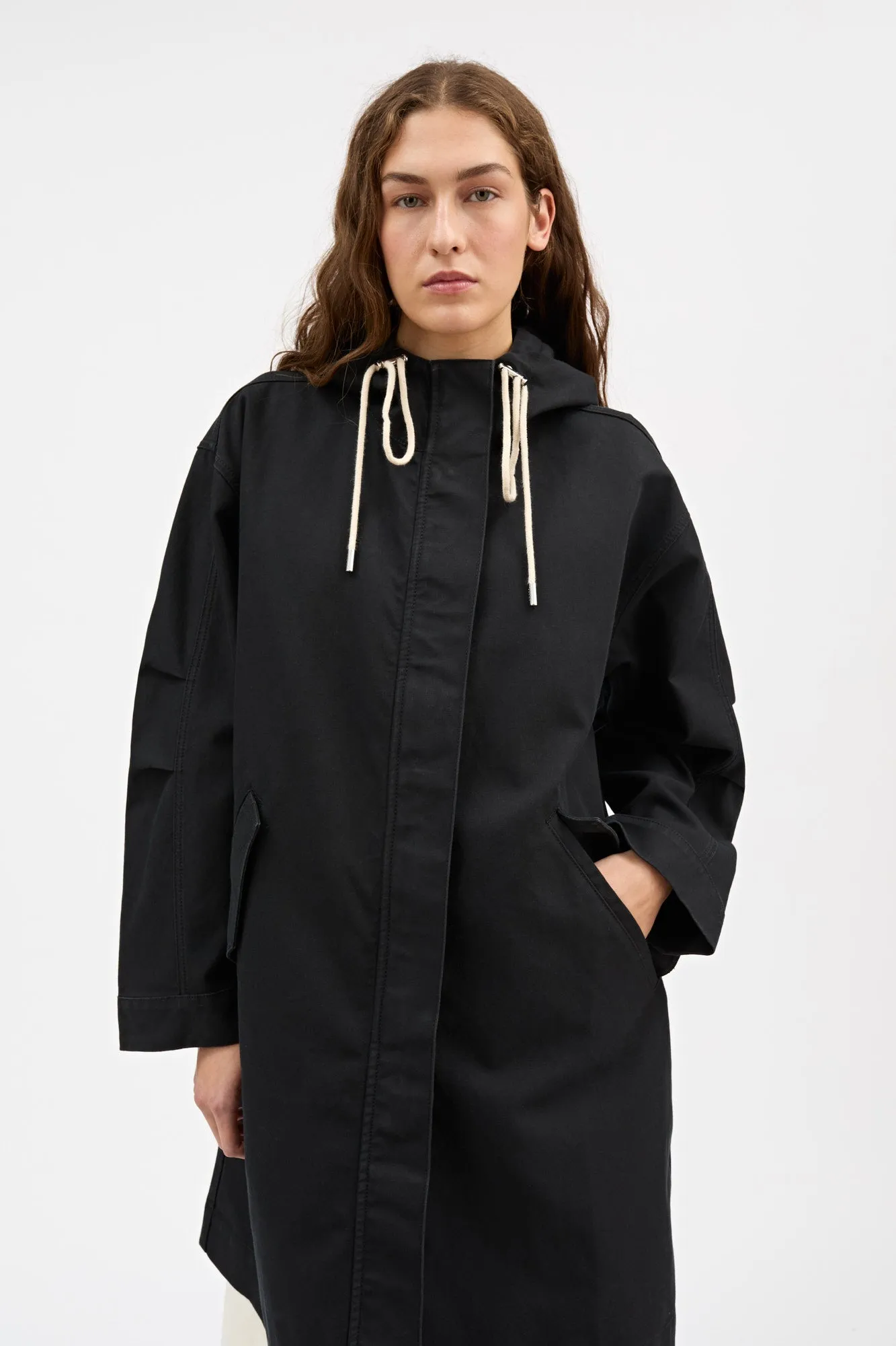 Village parka coat - Black sold by Skall Studio product image thumbnail 3