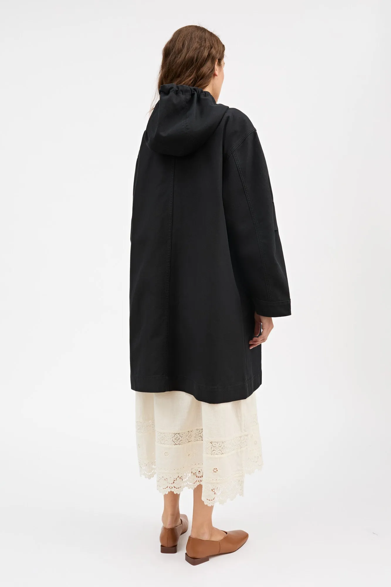 Village parka coat - Black sold by Skall Studio product image thumbnail 4