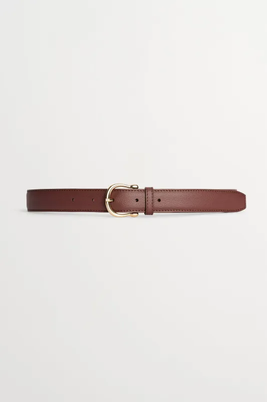 Casual belt - Dark brown made by Skall Studio