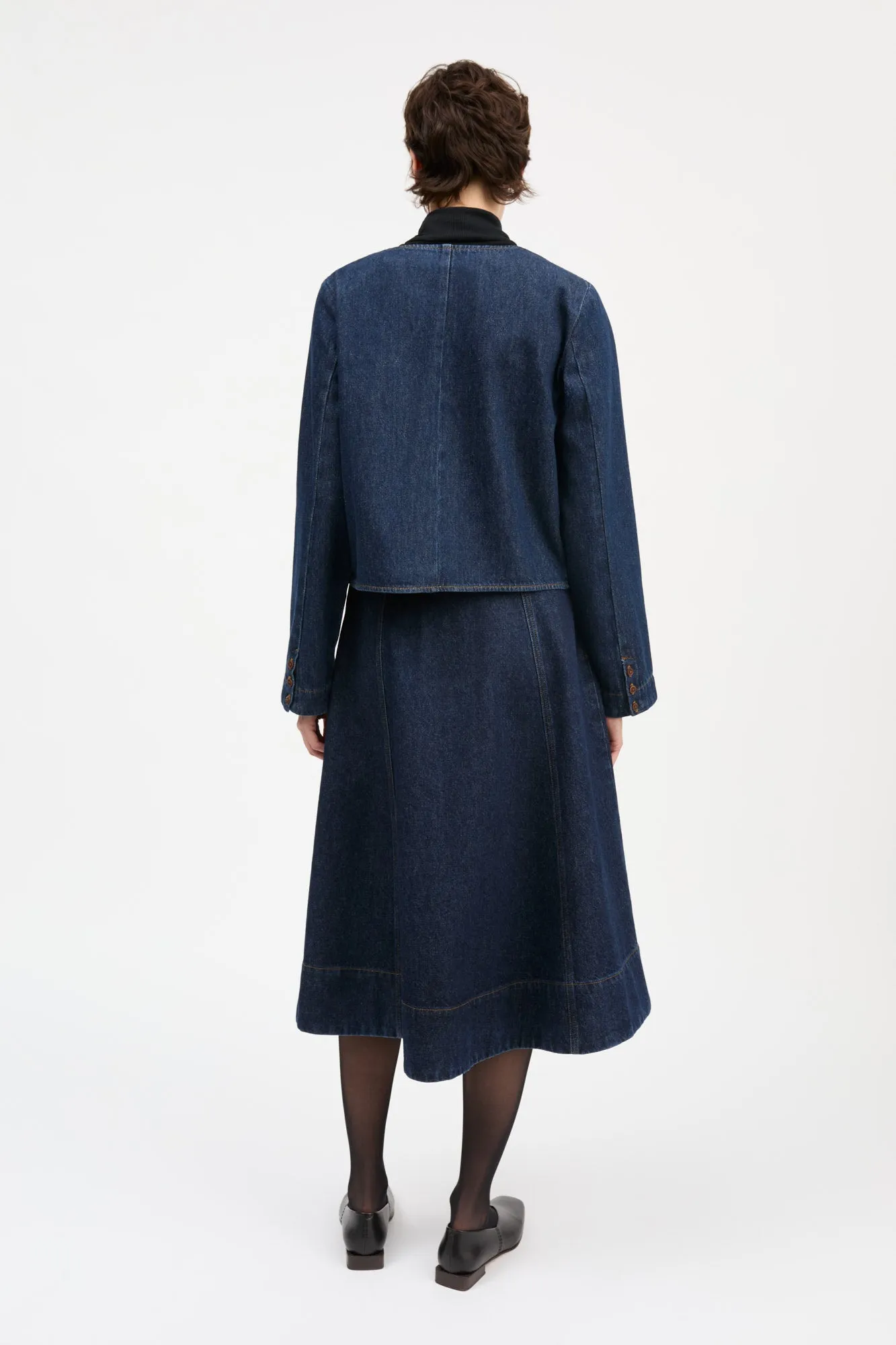 Clementine jacket - Indigo blue sold by Skall Studio product image thumbnail 4