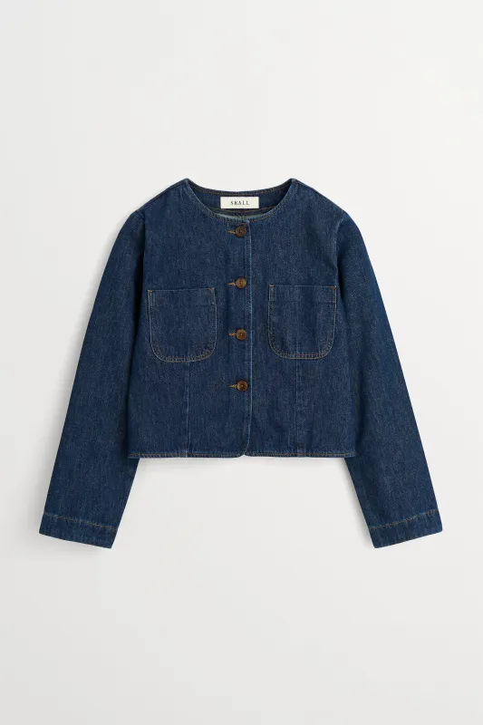 Clementine jacket - Indigo blue made by Skall Studio