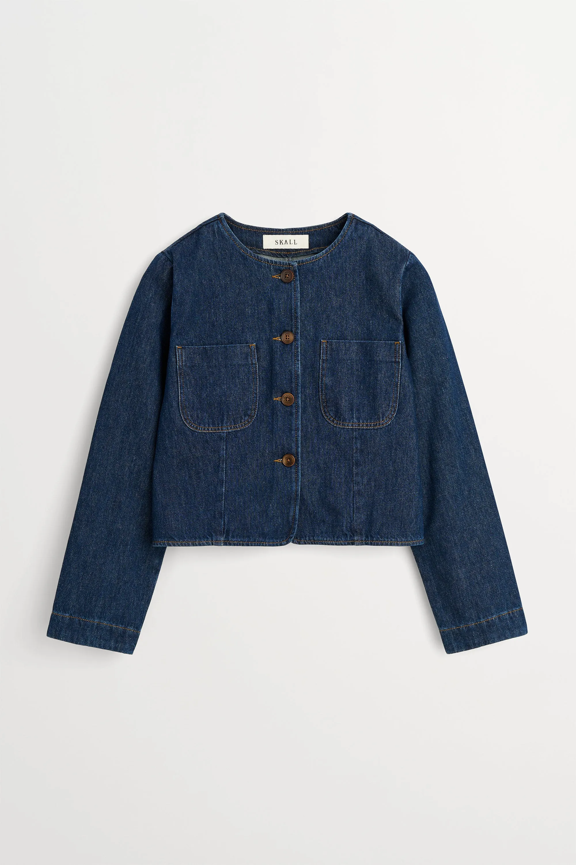 Clementine jacket - Indigo blue sold by Skall Studio