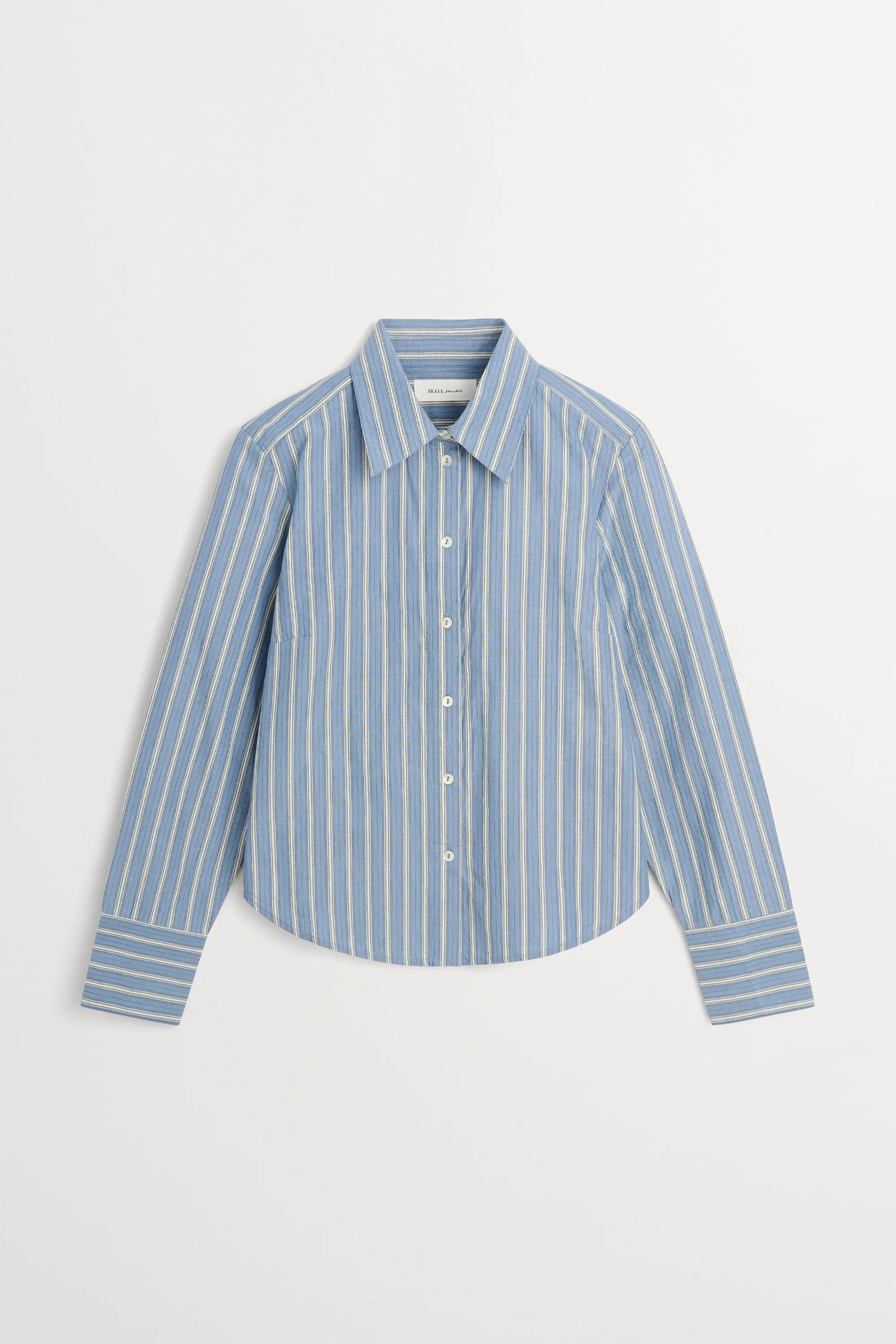 Fauna shirt - Blue/Black/White stripe sold by Skall Studio