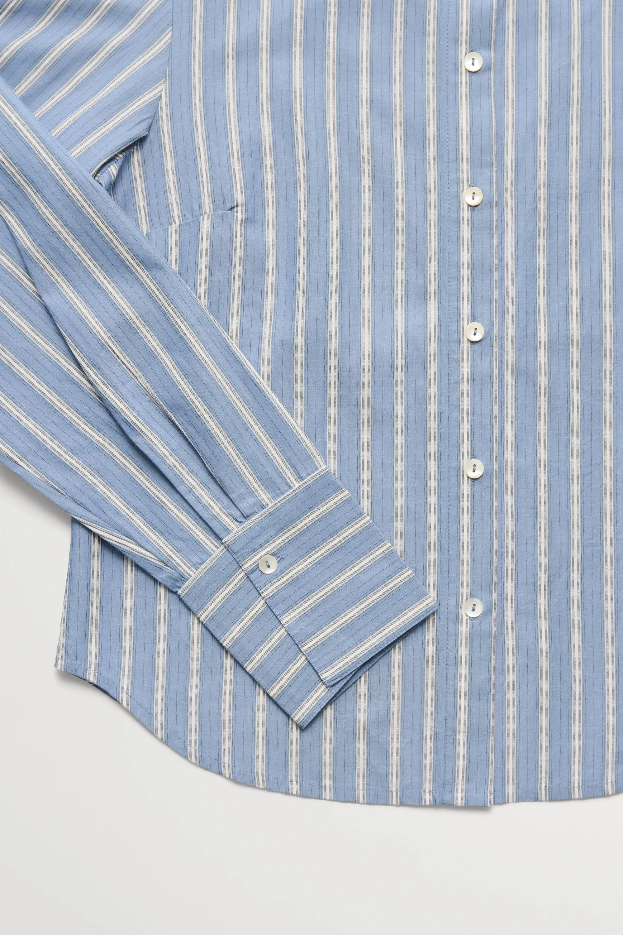 Fauna shirt - Blue/Black/White stripe sold by Skall Studio product image thumbnail 5