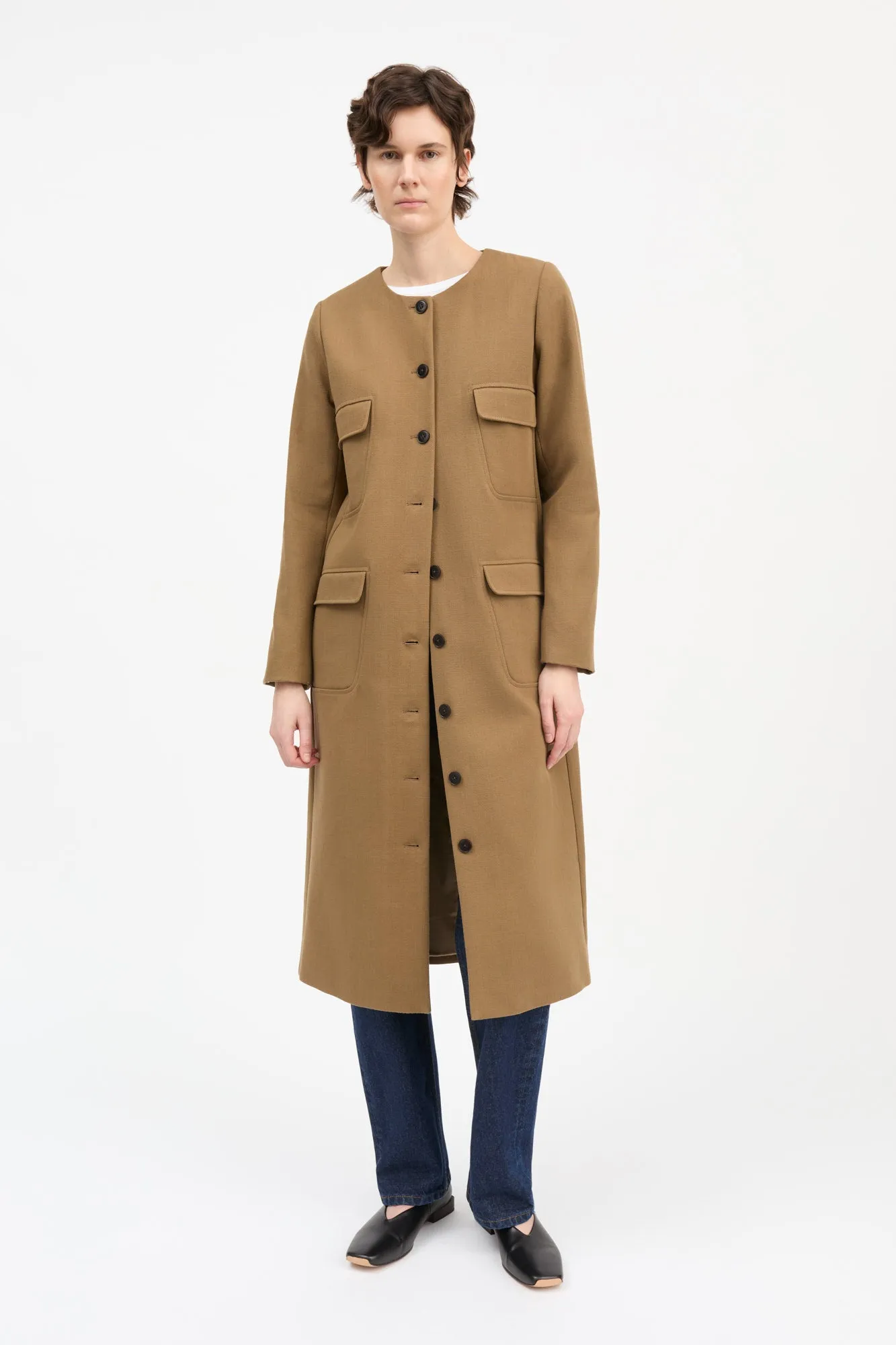 Lola long blazer - Canyon brown sold by Skall Studio product image thumbnail 2
