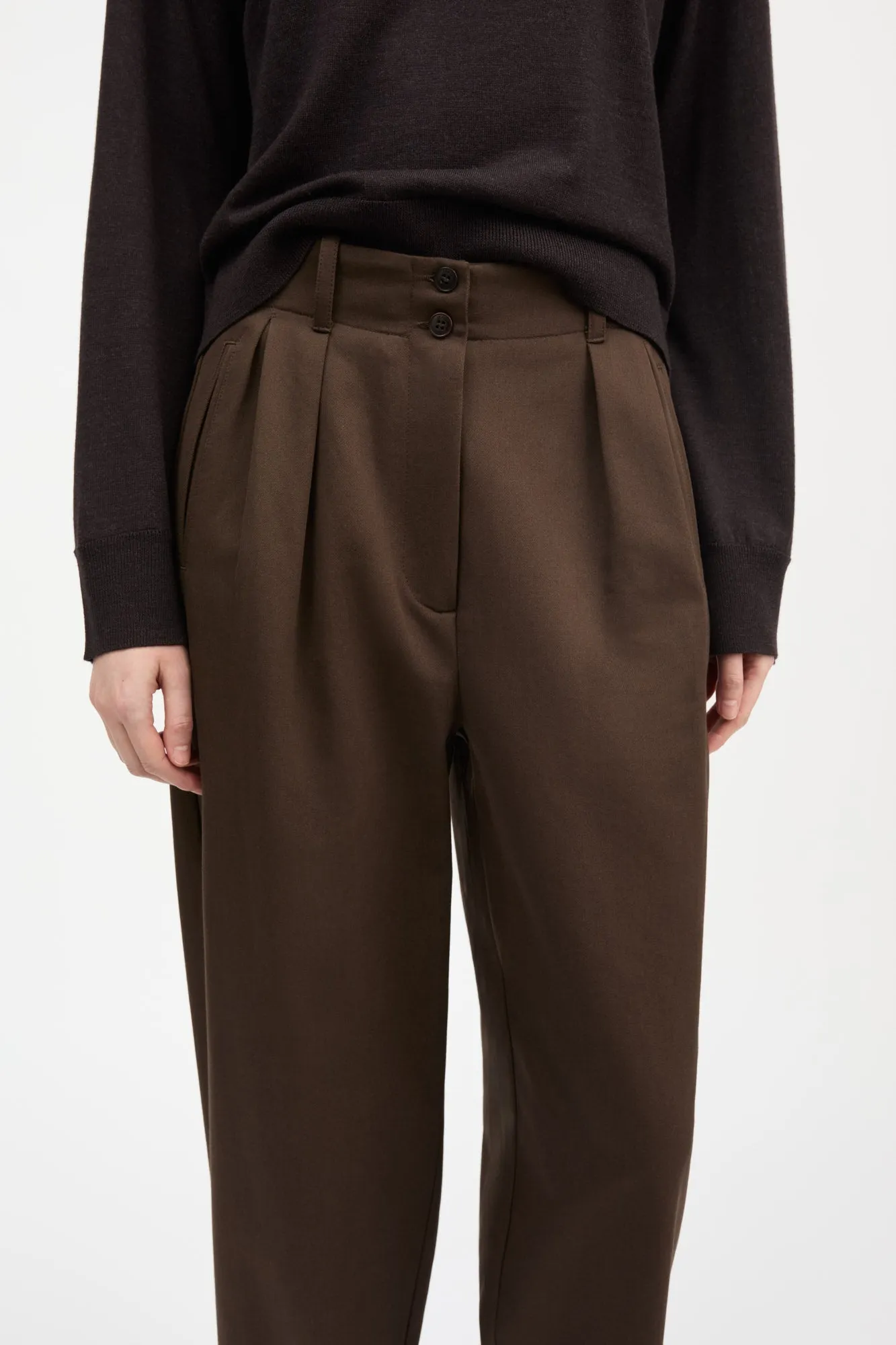 Painter trousers - Coco brown sold by Skall Studio product image thumbnail 3