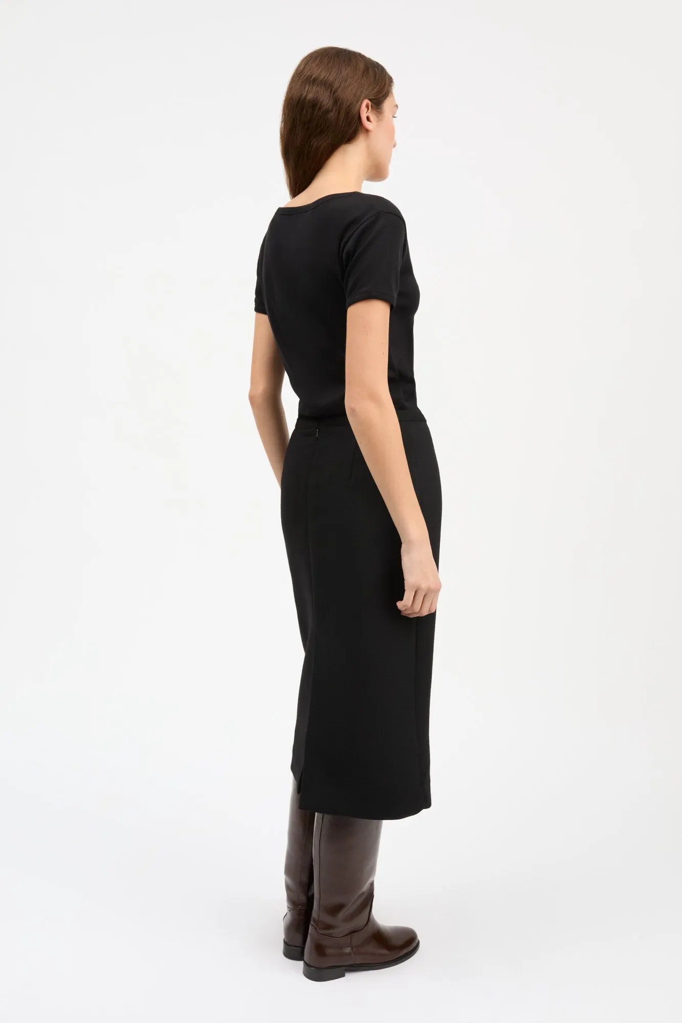 Seventies v-neck tee - Black sold by Skall Studio product image thumbnail 4