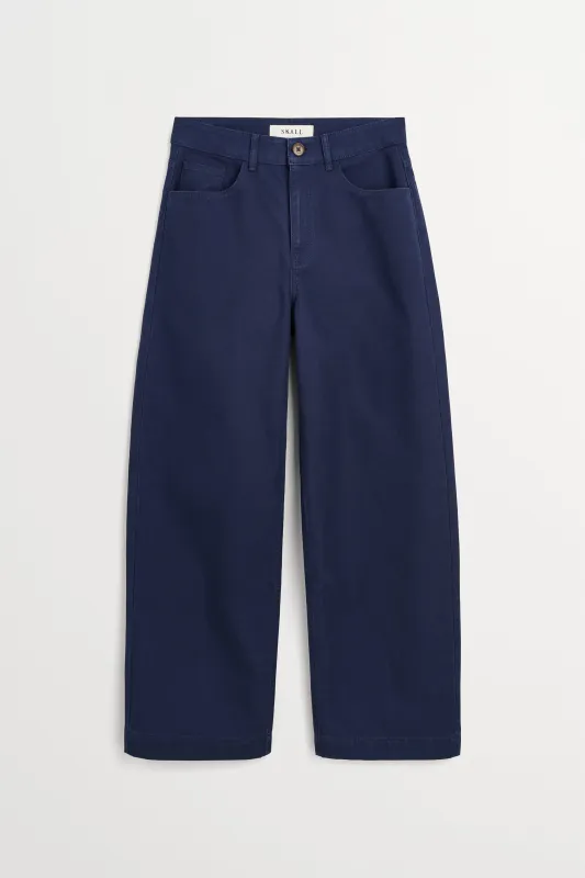 Wesley trousers - Evening blue made by Skall Studio