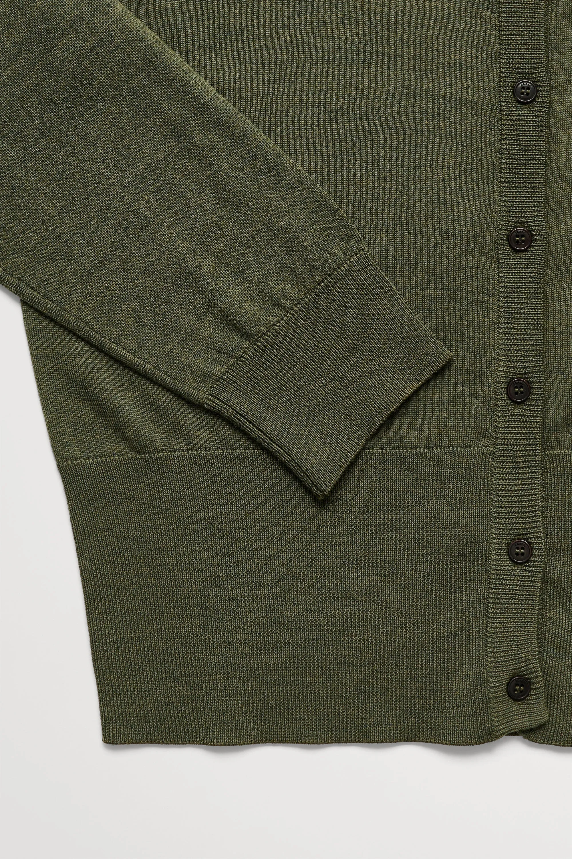 Amara cardigan - Green mélange sold by Skall Studio product image thumbnail 5