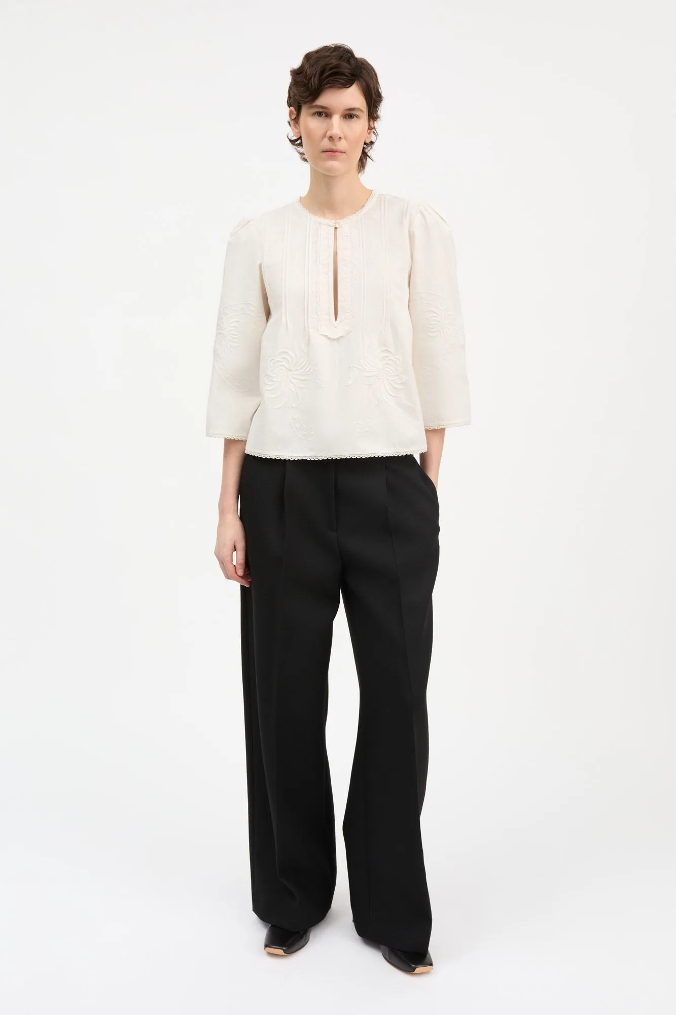 Irma blouse - Off white sold by Skall Studio product image thumbnail 3