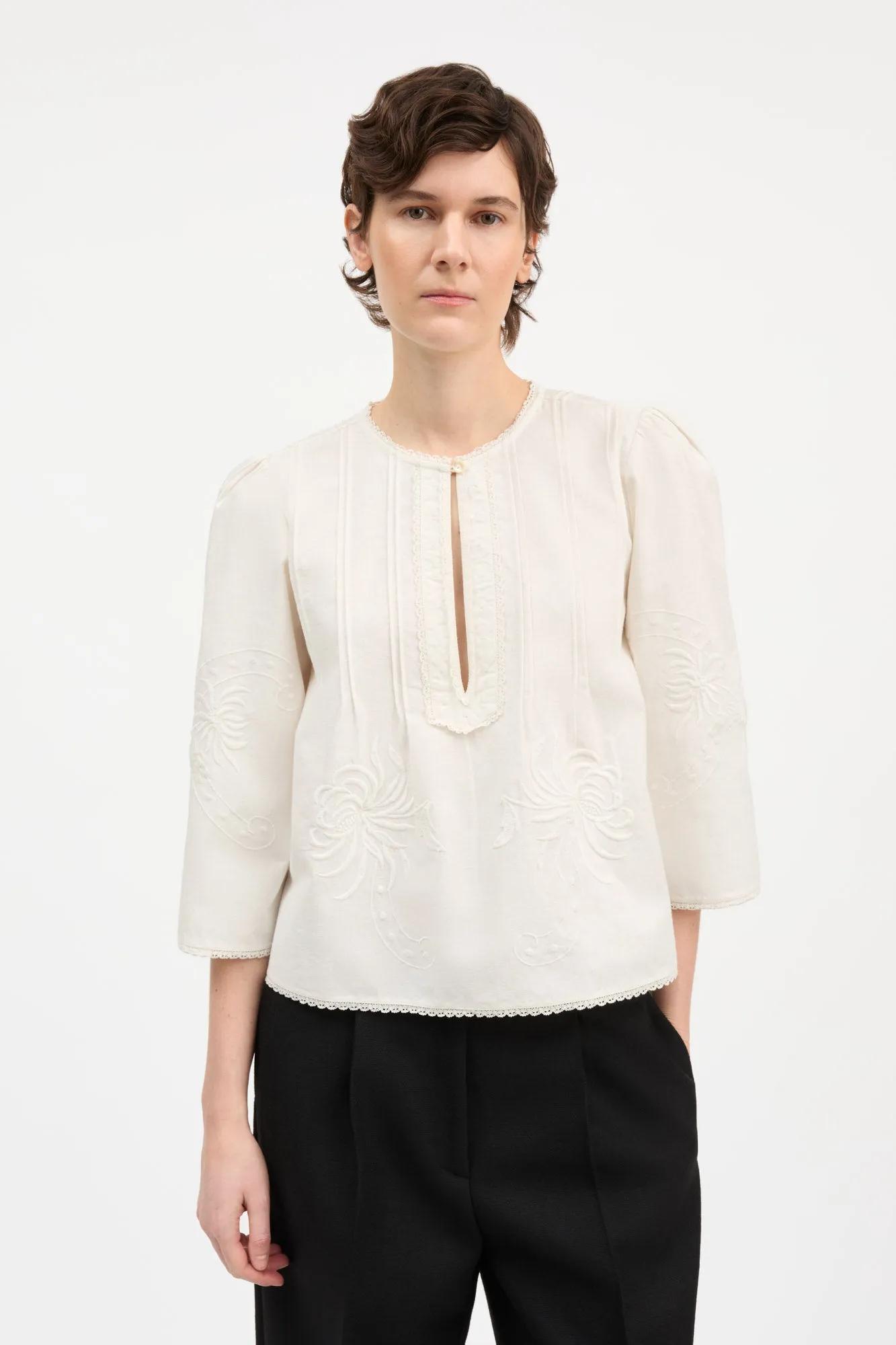 Irma blouse - Off white sold by Skall Studio product image thumbnail 2