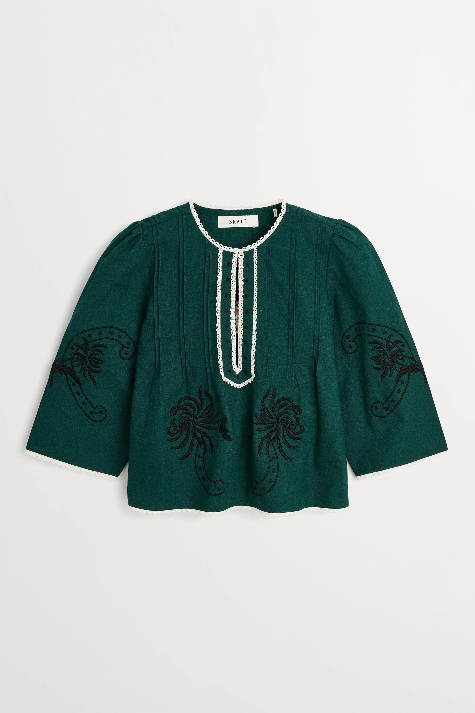 Irma blouse - Deep green sold by Skall Studio