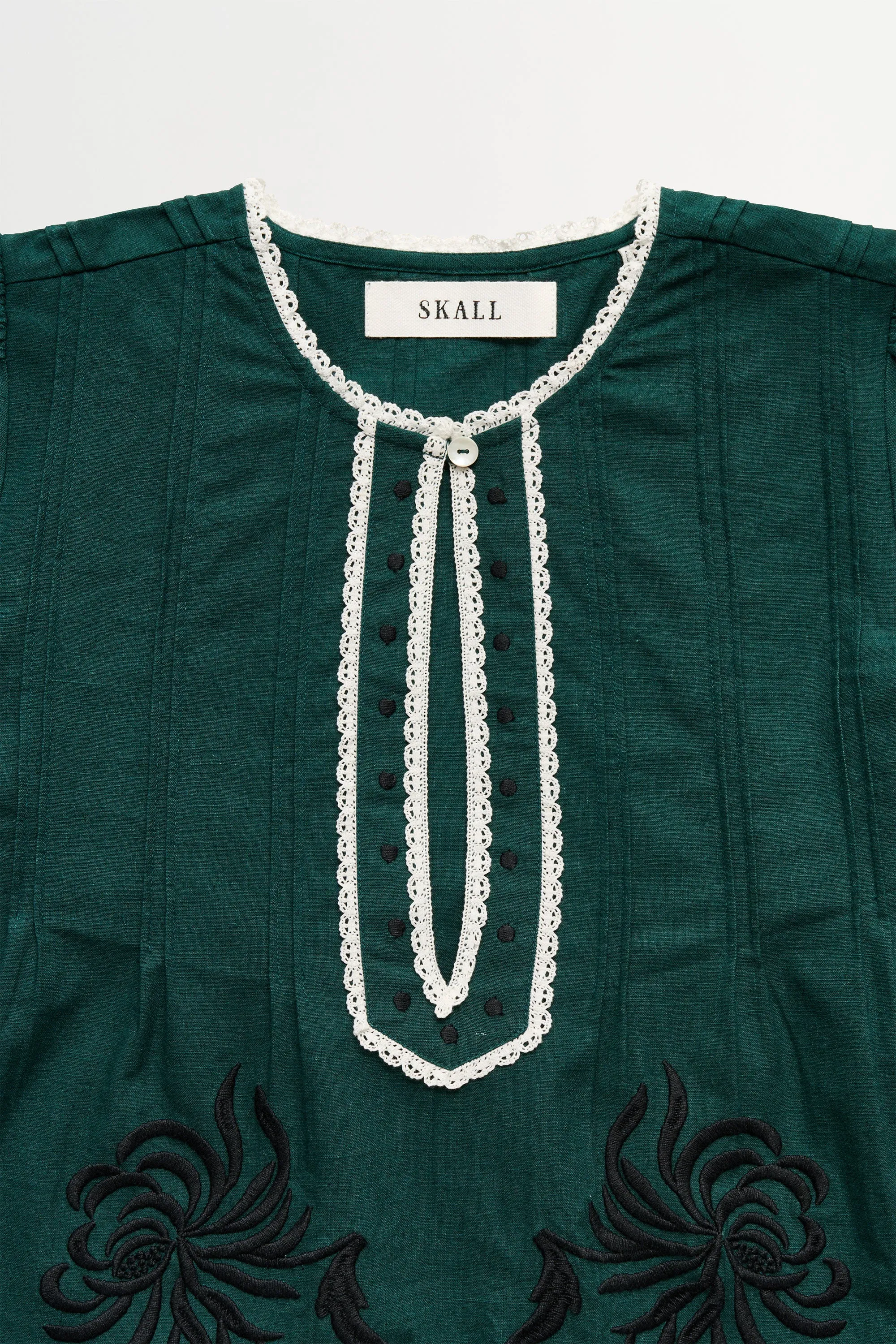 Irma blouse - Deep green sold by Skall Studio product image thumbnail 5