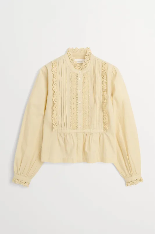 Lesley shirt - Soft cream made by Skall Studio