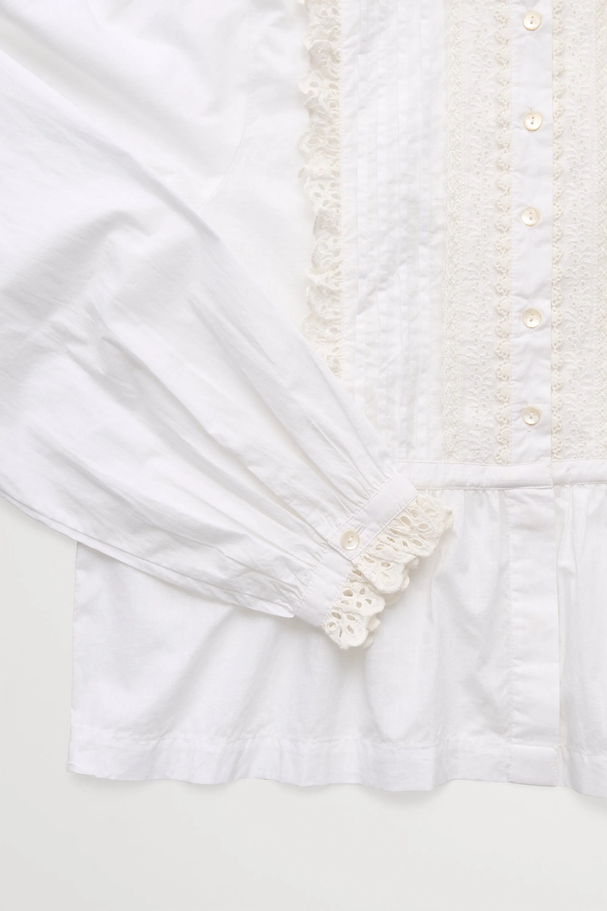 Lesley shirt - Optic white sold by Skall Studio product image thumbnail 5