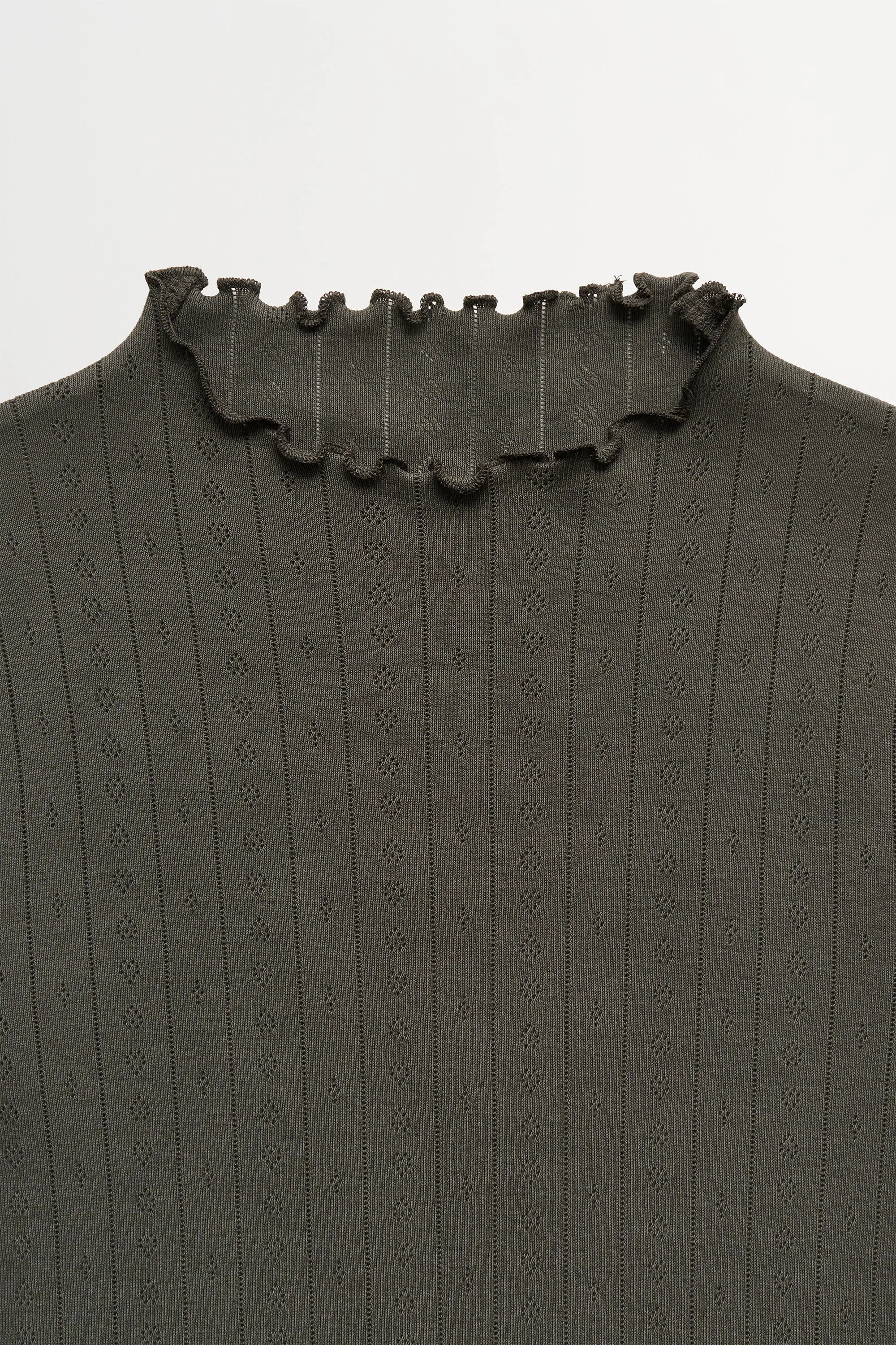 Edie t-neck tee - Dark green sold by Skall Studio product image thumbnail 5