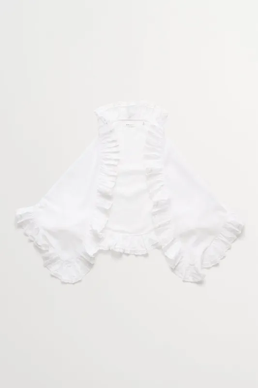 Beatrice scarf - White made by Skall Studio